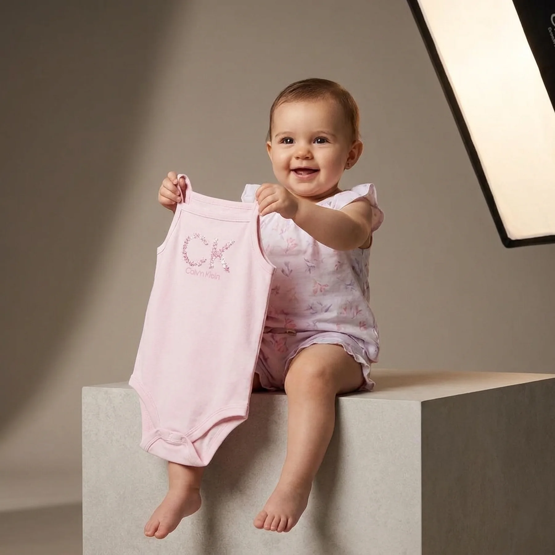 Дитячий комплект Calvin Klein майка, боді та шорти 1159823910