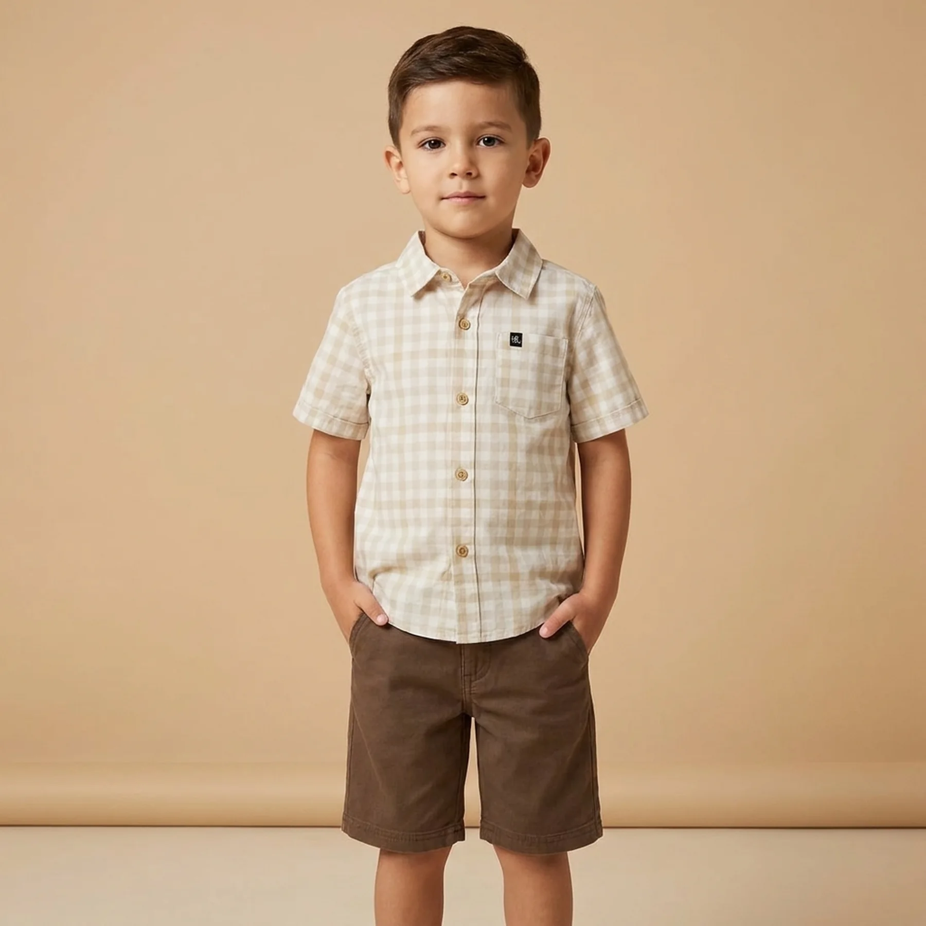 Дитячий комплект Calvin Klein сорочка та шорти 1159824038