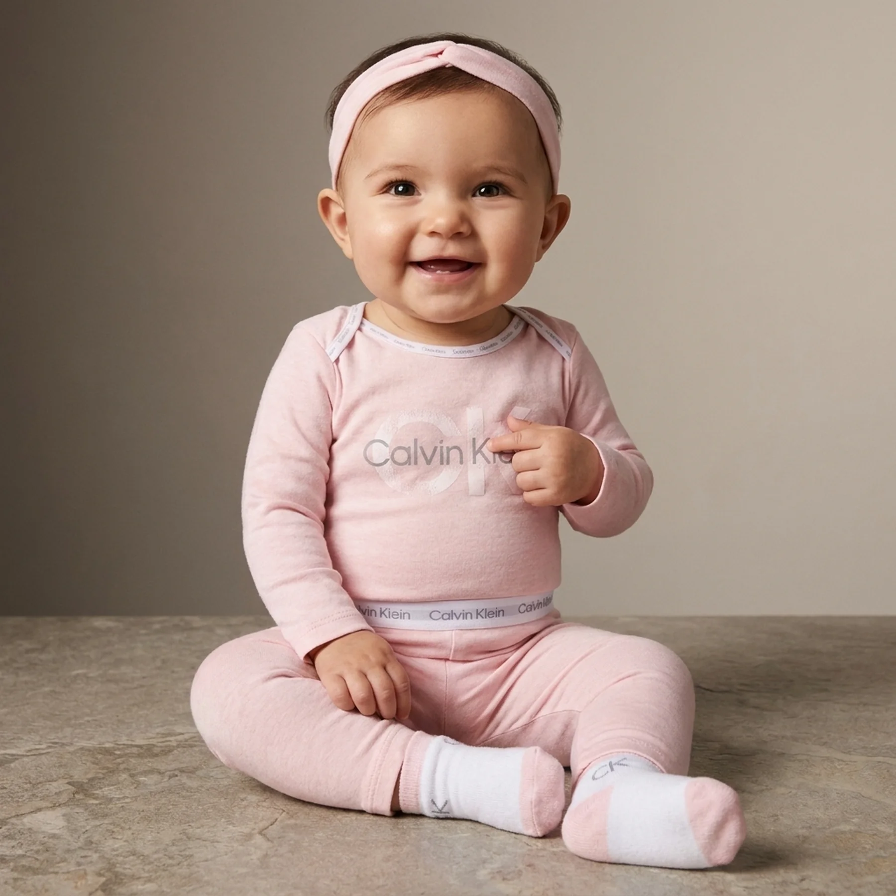 Дитячий комплект Calvin Klein з логотипом 1159837697