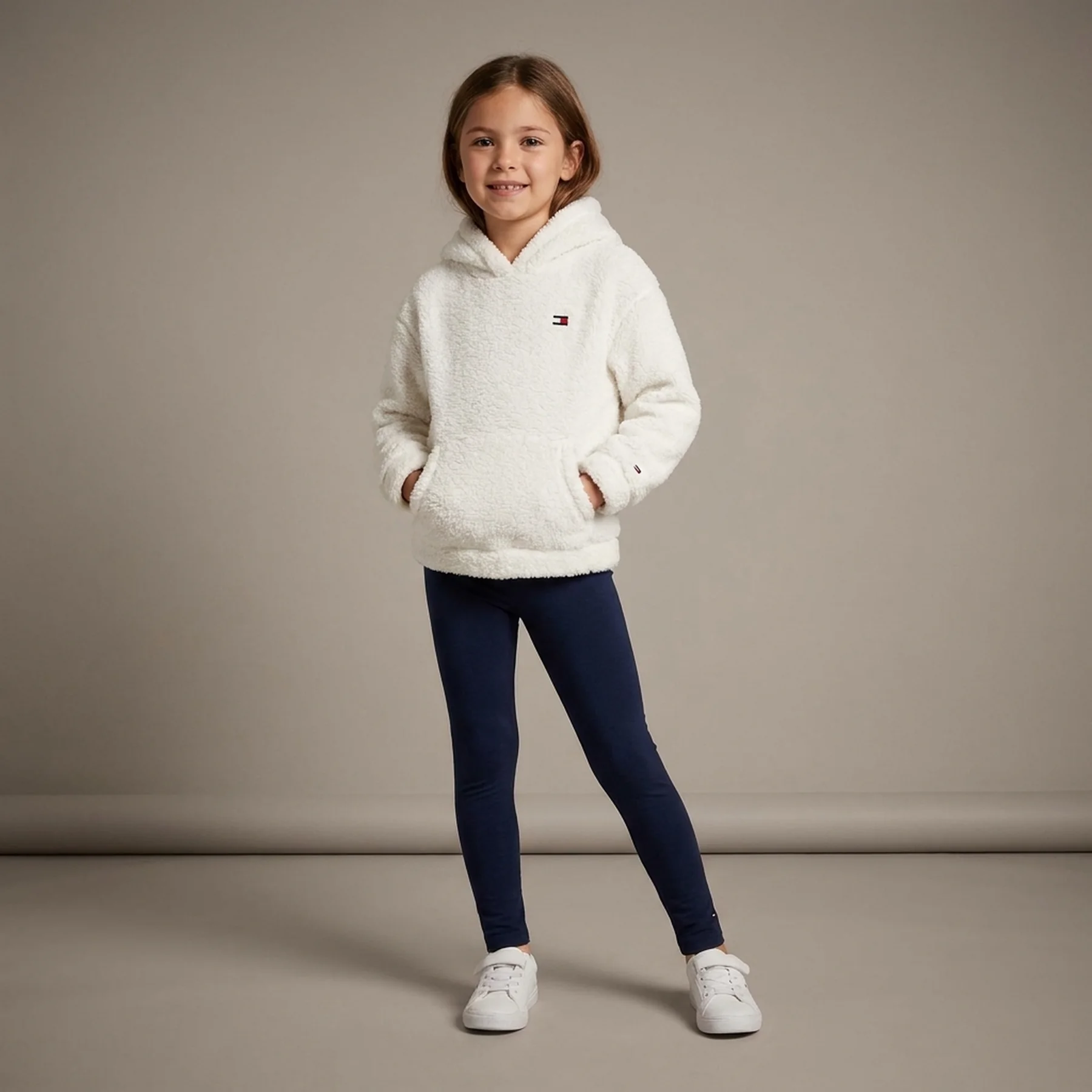Дитячий комплект Tommy Hilfiger худі з шерпи та легінси 1159825771