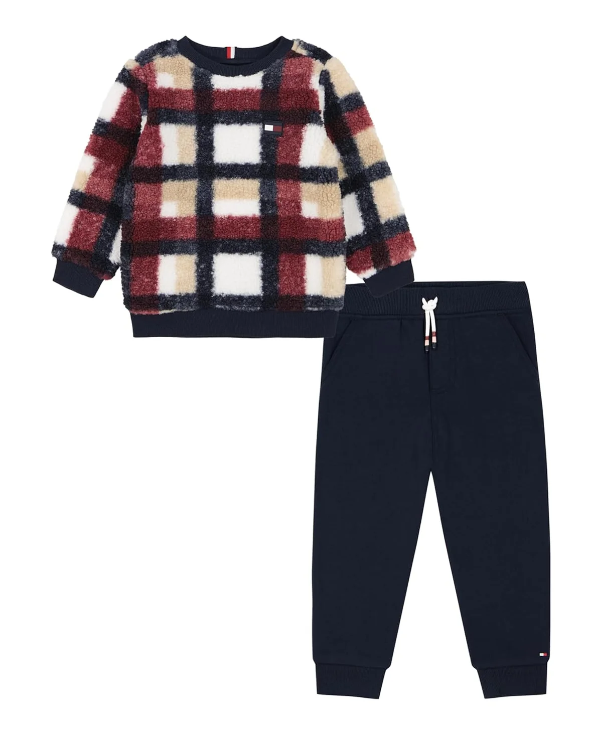 Дитячий комплект Tommy Hilfiger хутряний світшот та штани 1159834484