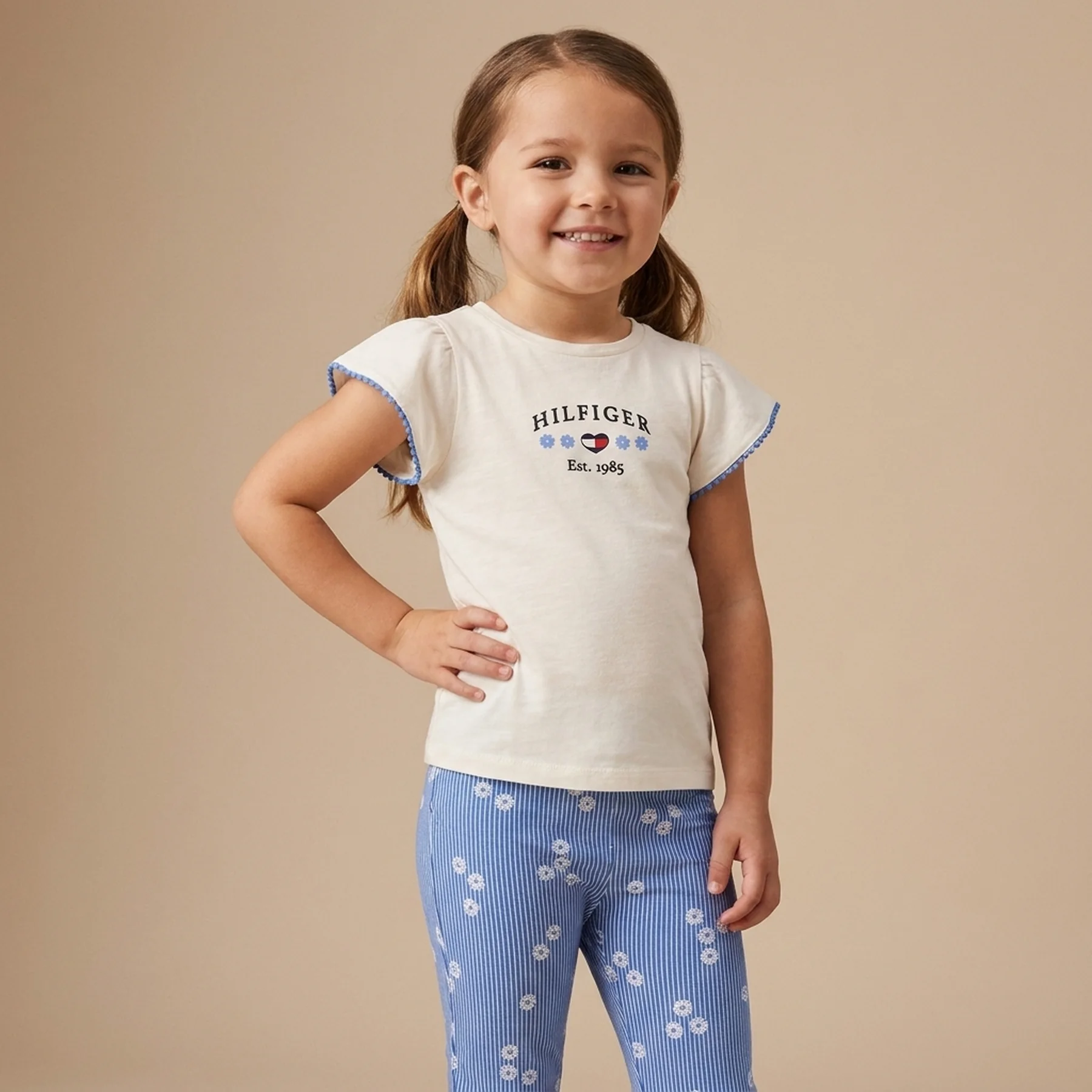 Дитячий комплект Tommy Hilfiger туніка та легінси 1159837209