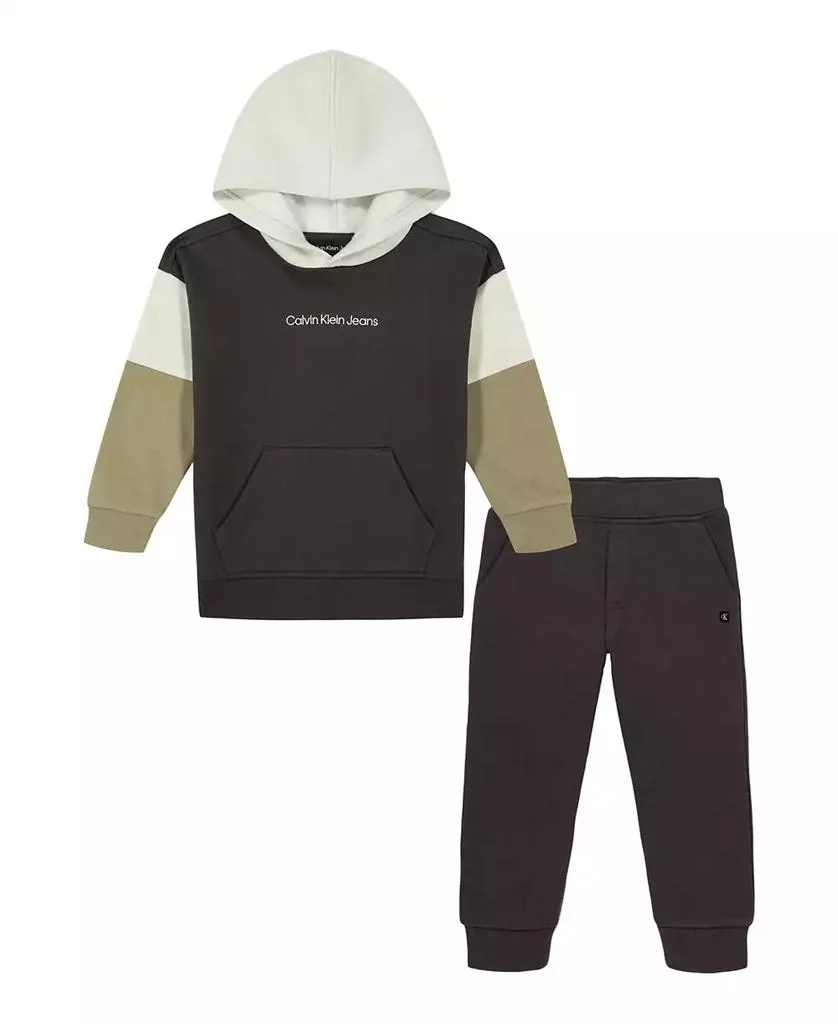 Дитячий костюм на флісі Calvin Klein худі та джогери 1159853389