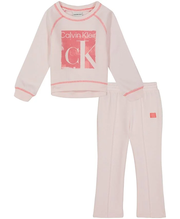Дитячий костюм на флісі Calvin Klein світшот та штани 1159804394