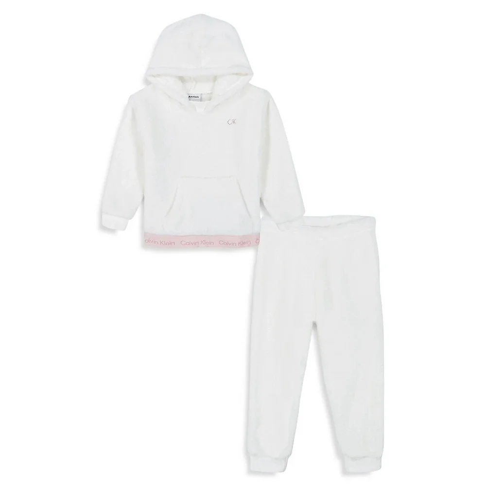 Дитячий костюм з шерпи Calvin Klein худі та джогери 1159828573