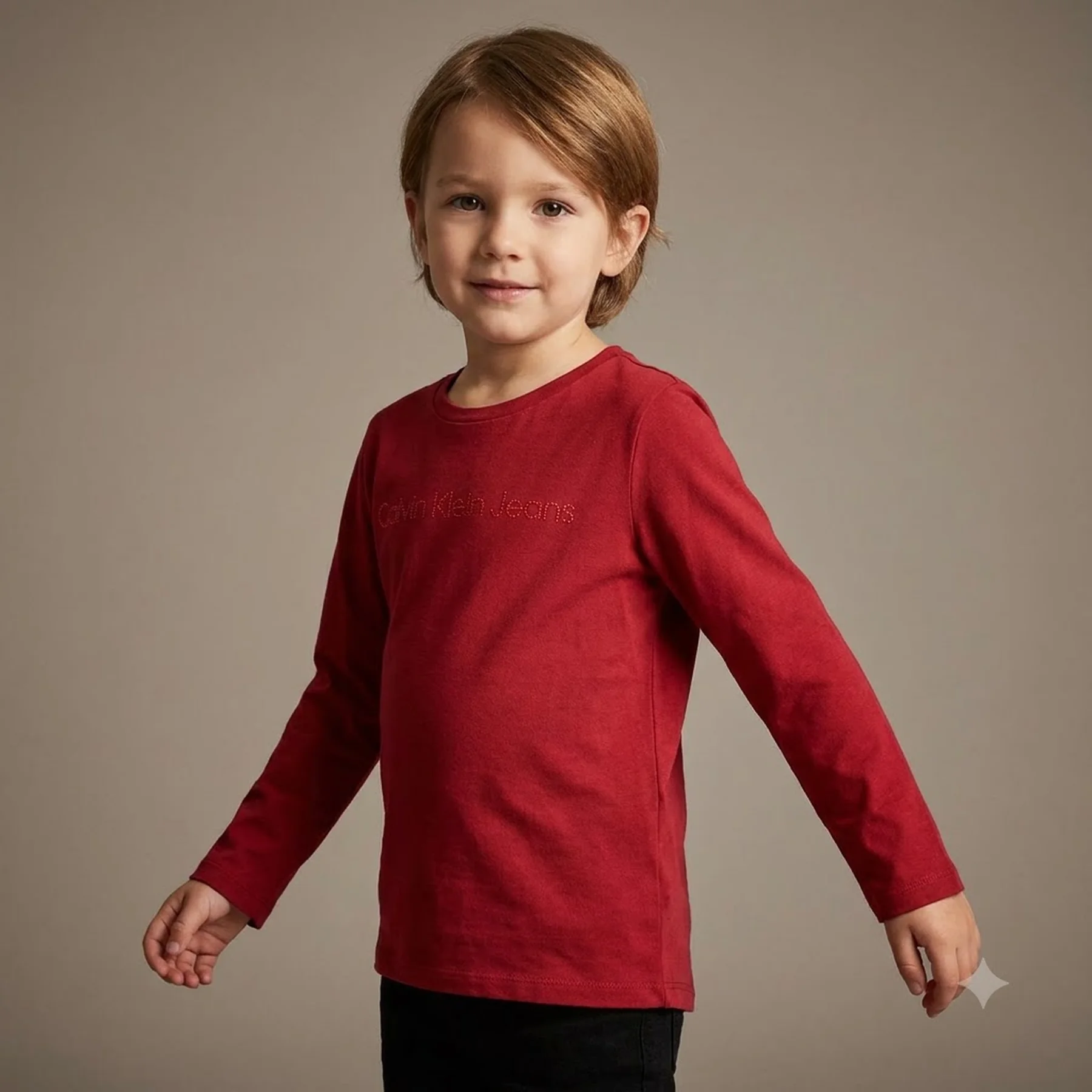 Дитячий лонгслів Calvin Klein із логотипом 1159838990