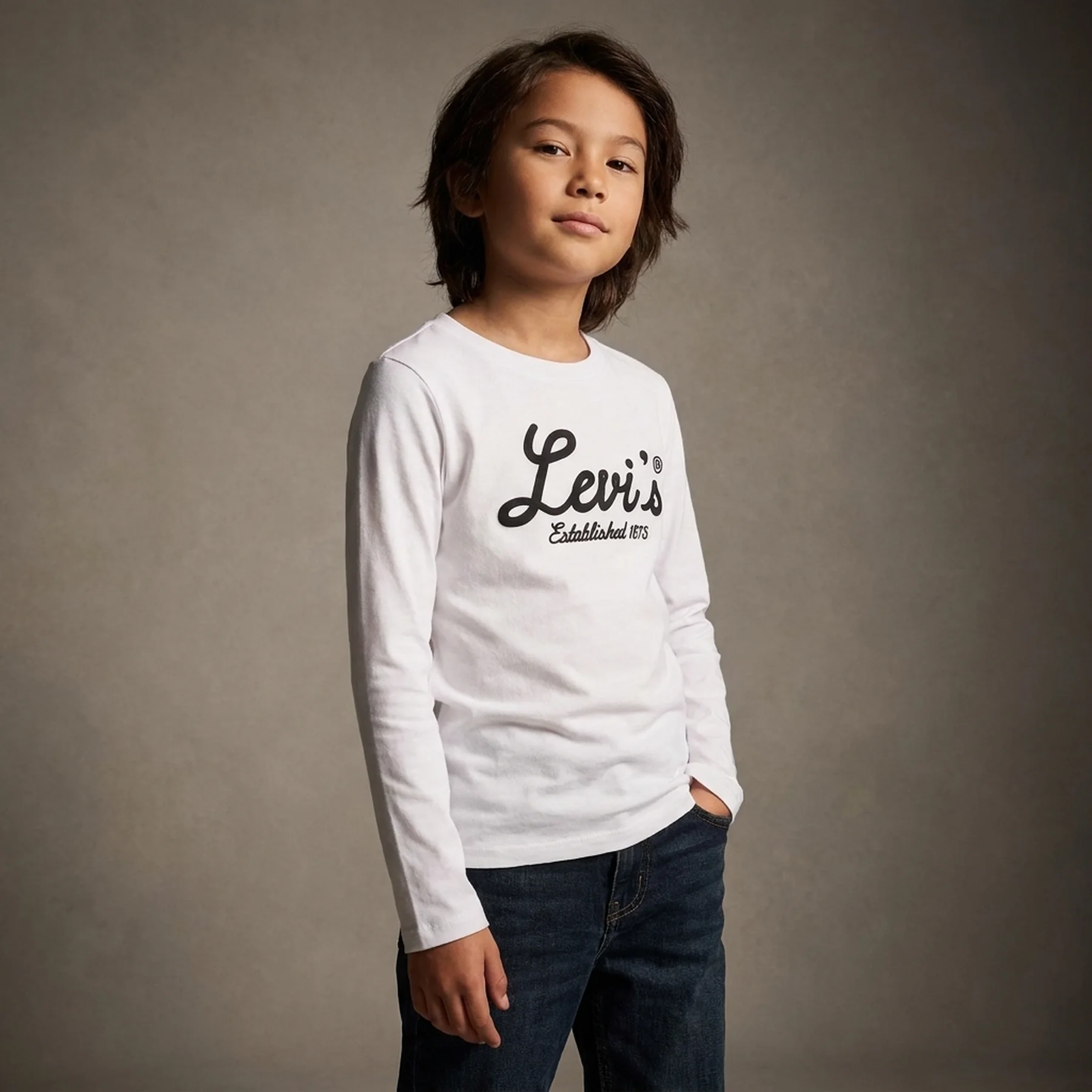 Дитячий лонгслів Levi's з принтом 1159832551