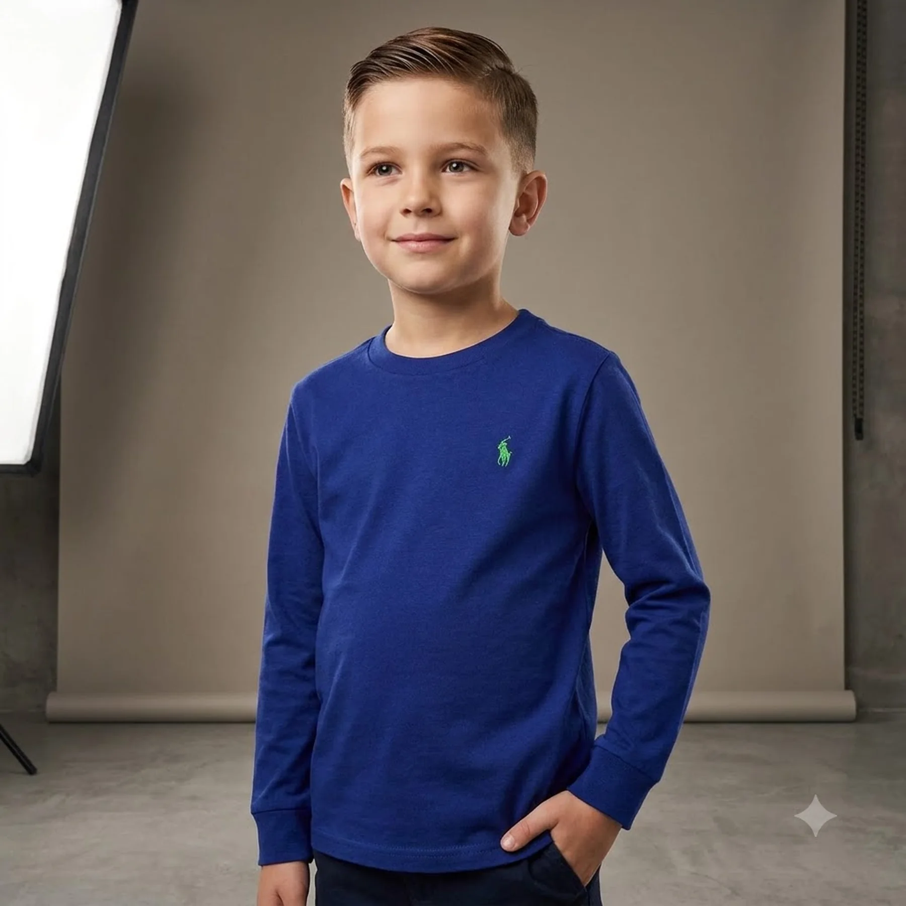 Дитячий лонгслів Polo Ralph Lauren з логотипом 1159859484