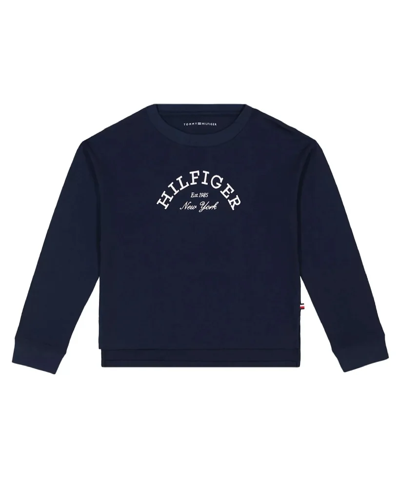 Дитячий лонгслів Tommy Hilfiger з логотипом 1159840286