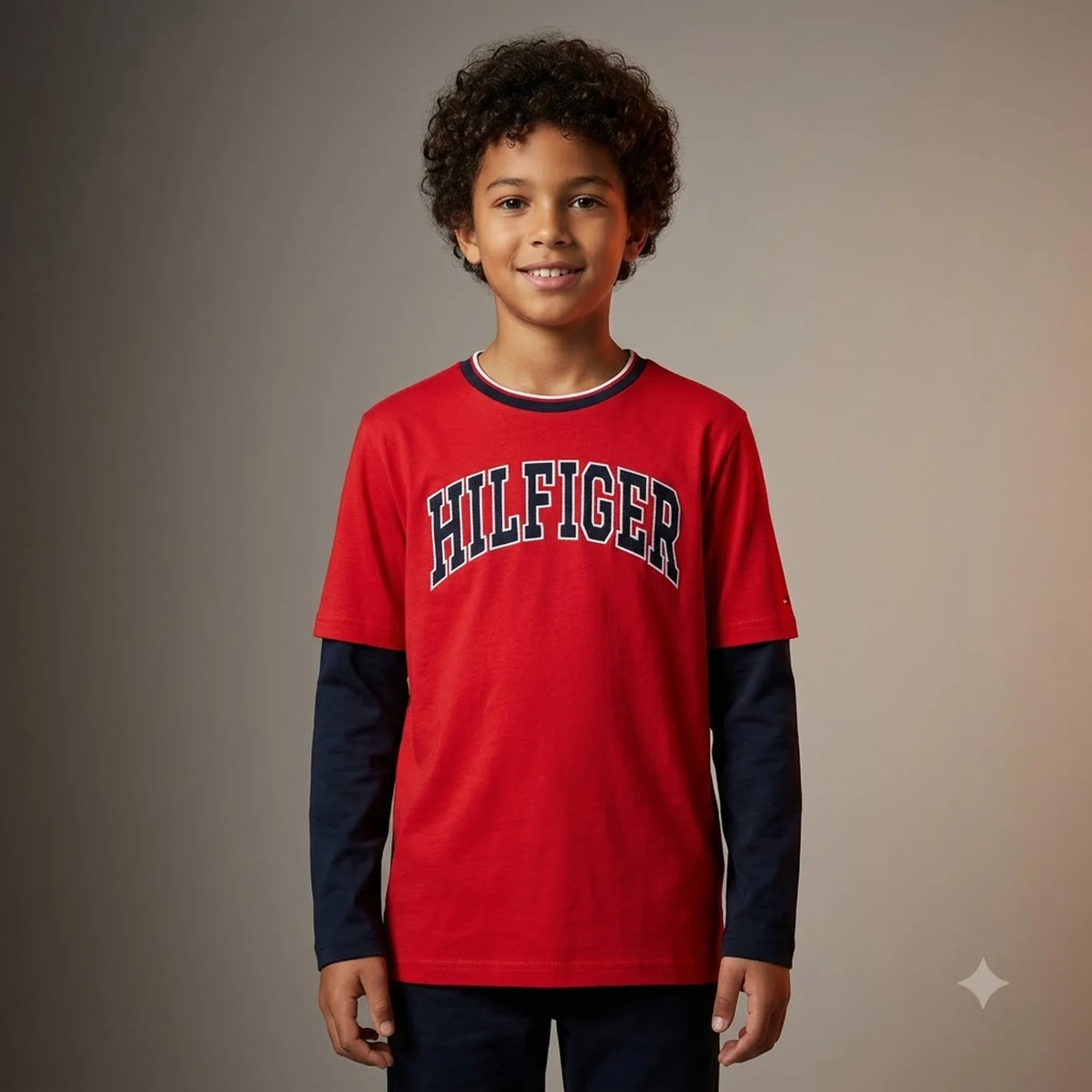 Дитячий лонгслів Tommy Hilfiger з логотипом 1159849145