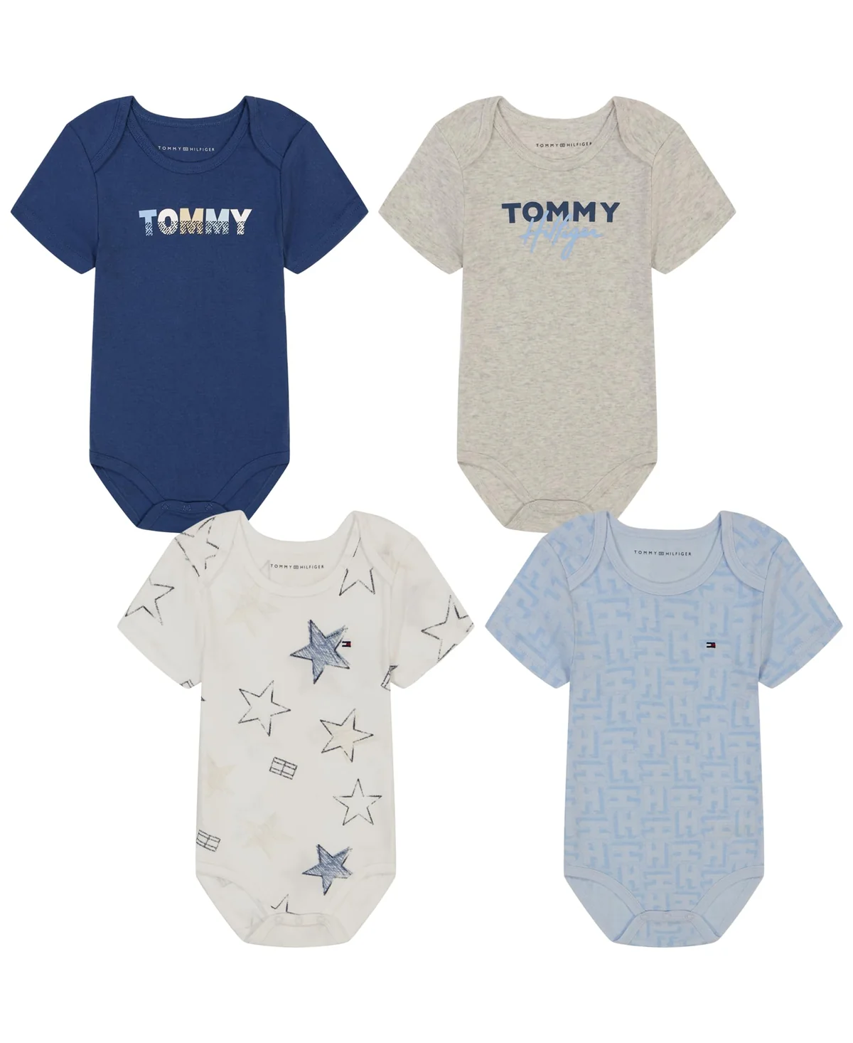 Дитячий набір боді Tommy Hilfiger короткий рукав 4шт 1159816344