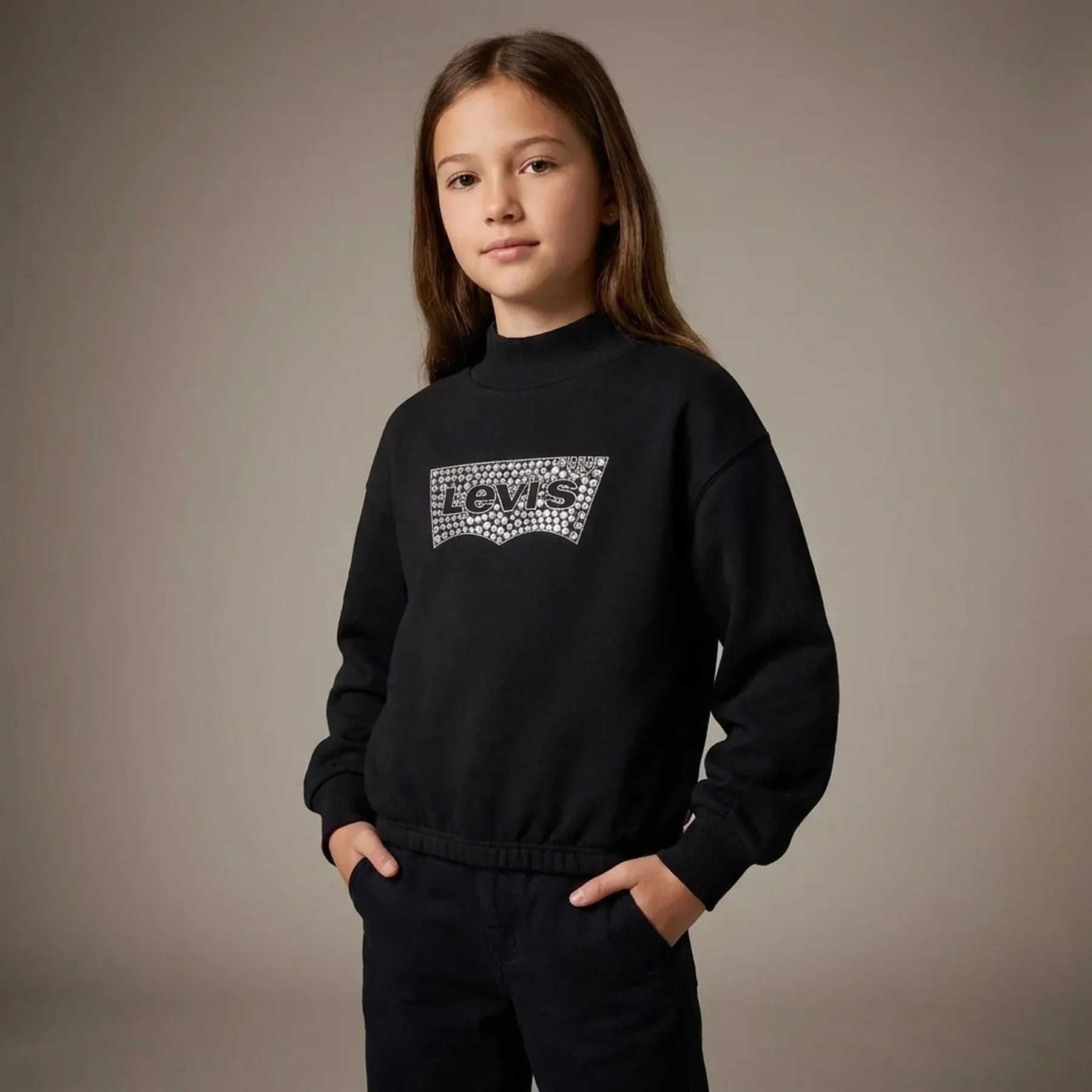 Дитячий світшот Levi's з обробкою камінням 1159837195