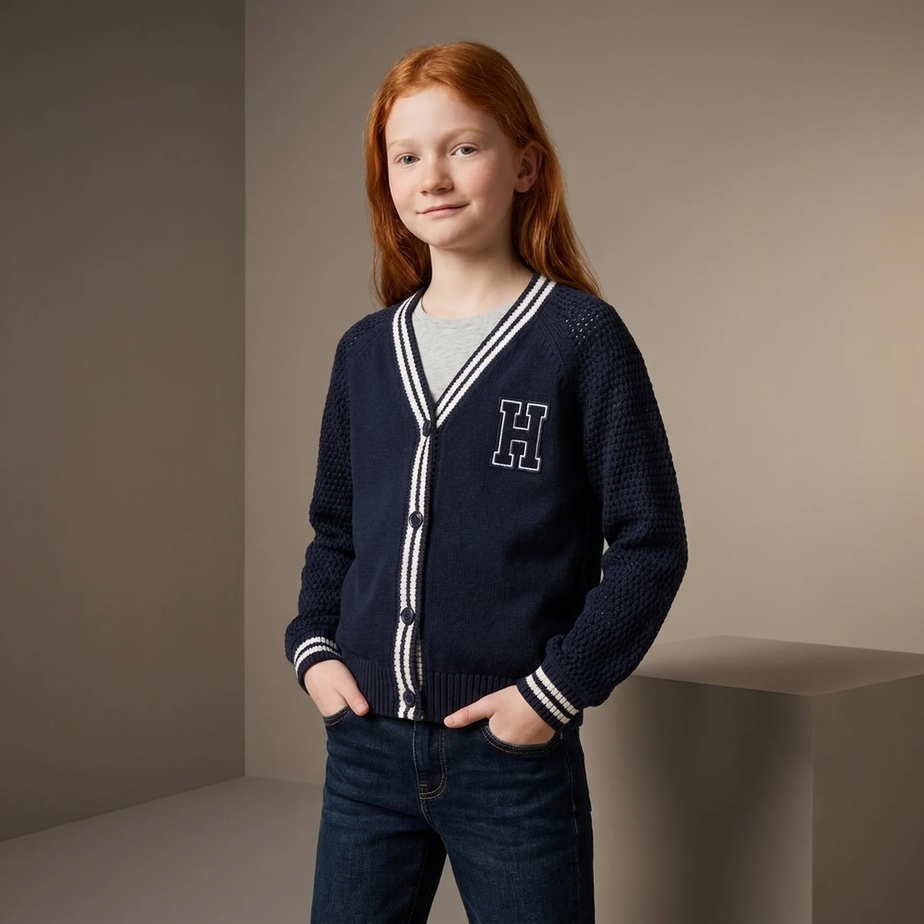 Дитячий в'язаний кардиган Tommy Hilfiger 1159842066