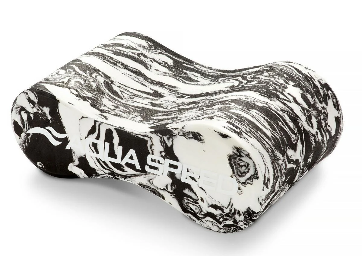 Колобашка для плавання Aqua Speed SWIRL PULLBUOY 61249 чорний, білий Уні 23,5х8,5х13 см