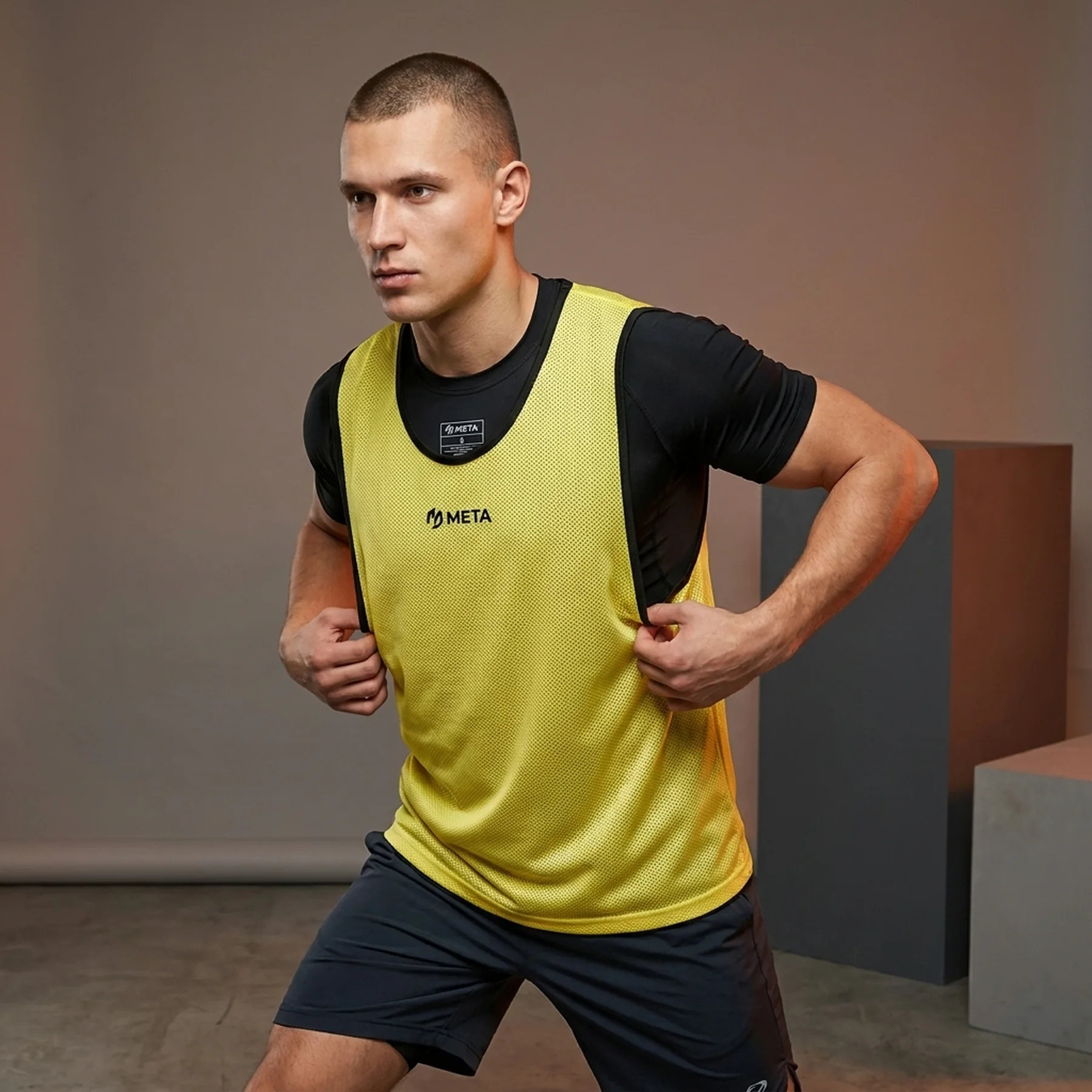 Манішка Meta Training Bib лемон Уні S