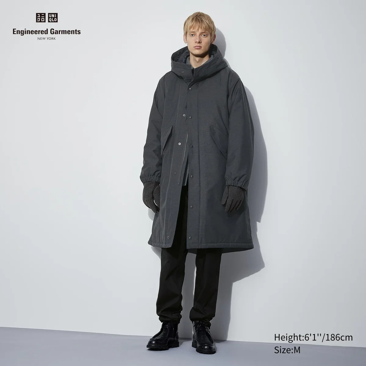 Довга куртка HEATTECH UNIQLO 1159802021
