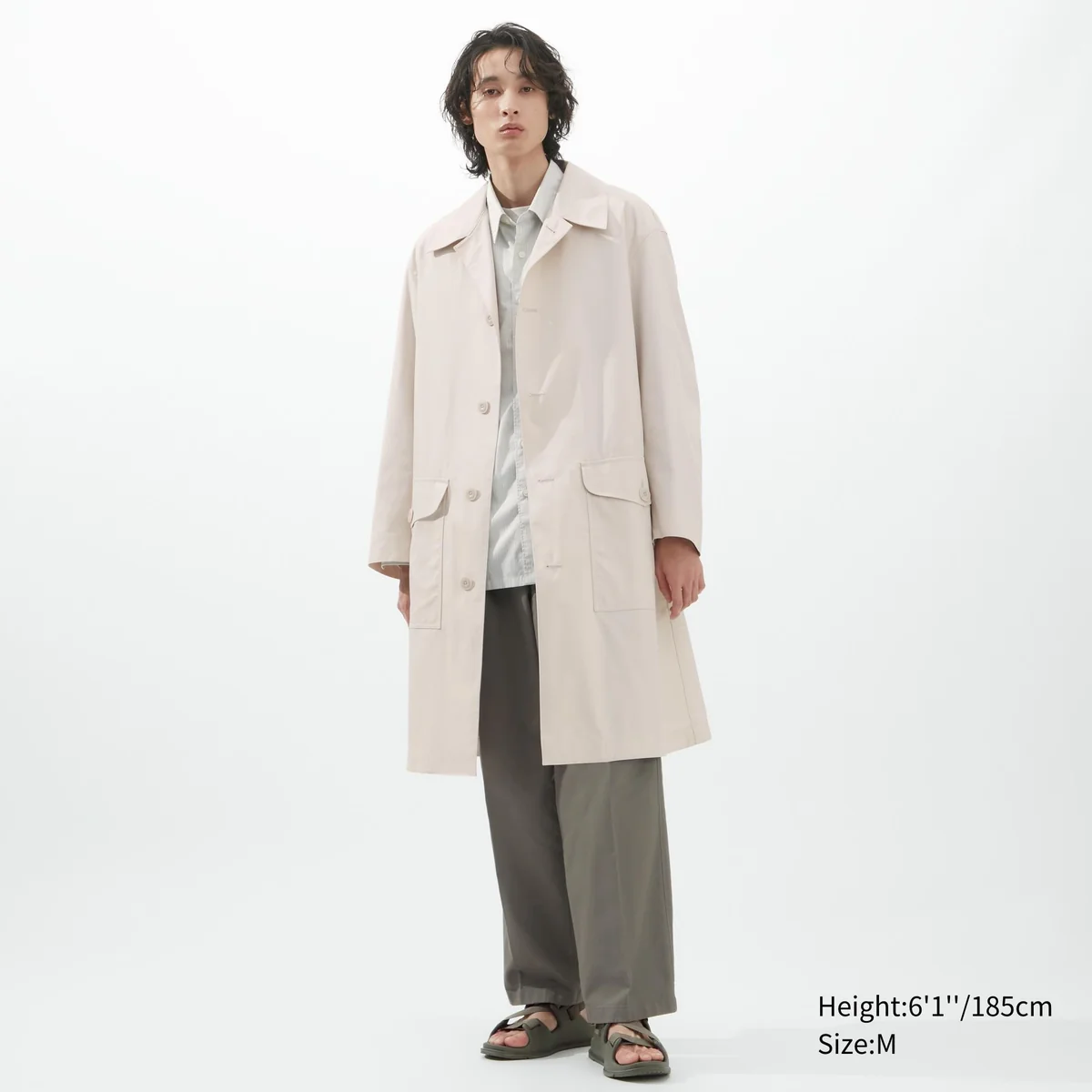 Довга ветровка UNIQLO плащ 1159783045 — Одяг