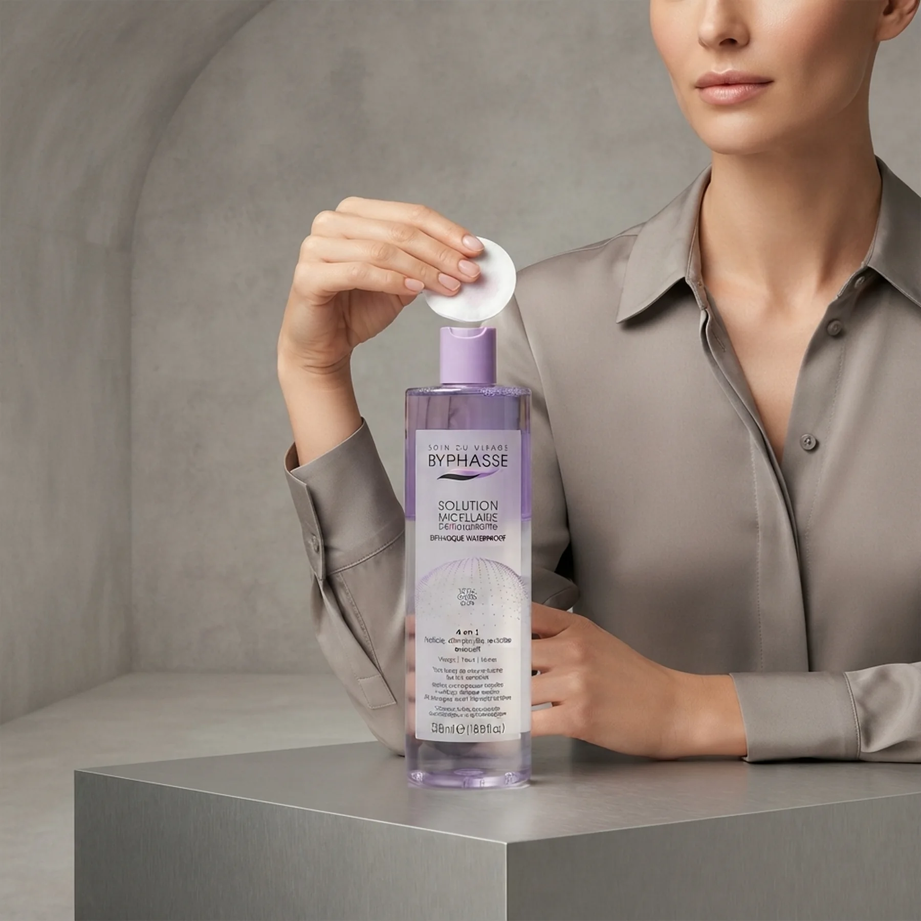 Двофазное мицелярное средство для демакияжа Byphasse Solucion Micelar Desmaquillante Bifasica Waterproof 100 мл