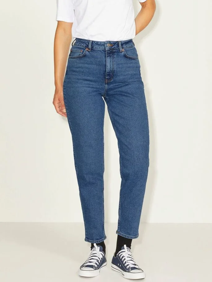 Джинси JXLISBON MOM HW CC4002 NOOS 12203867-Medium Blue Denim JJXX 25/32 Синій