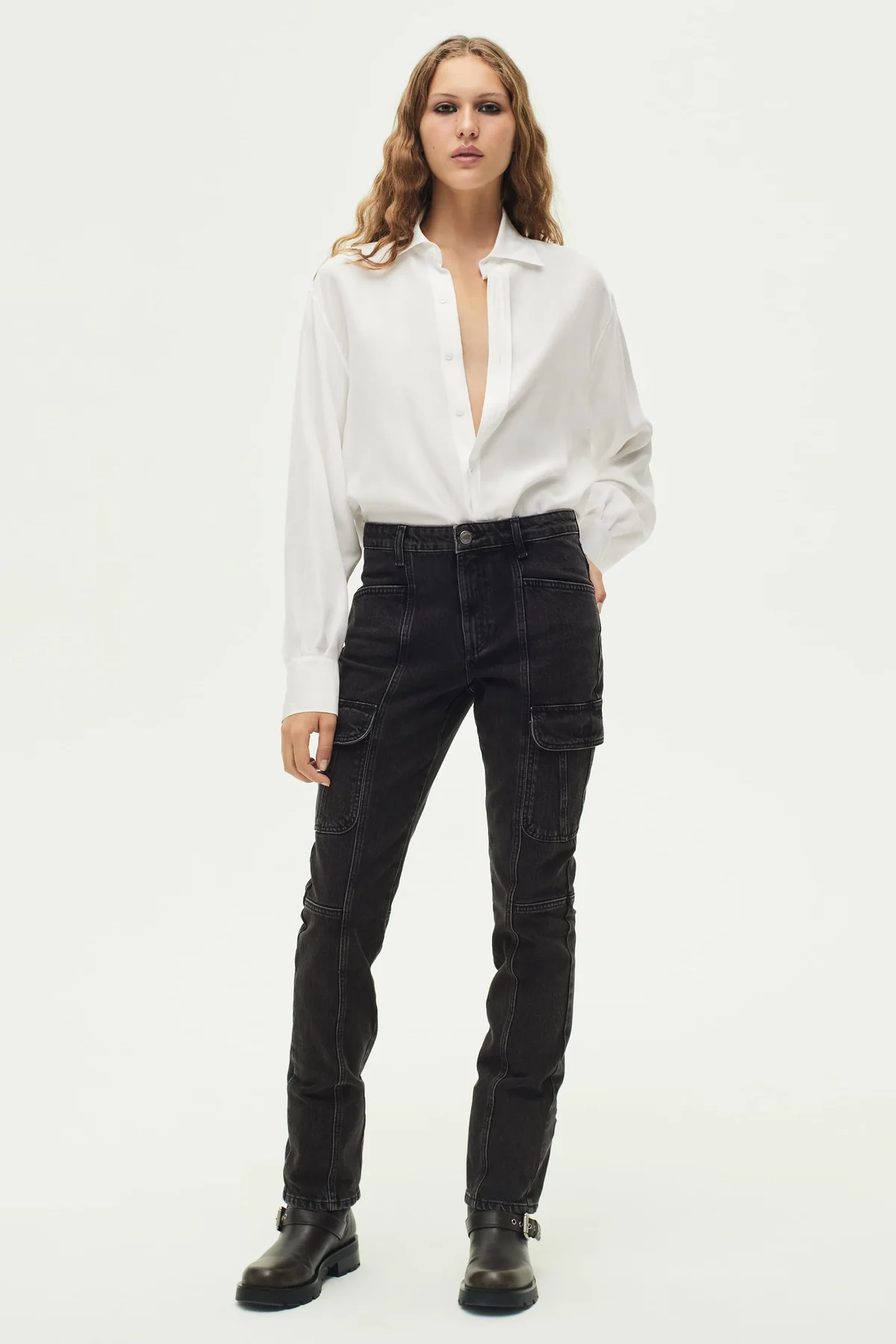 Джинси-карго Zara 1159800715 — Одяг