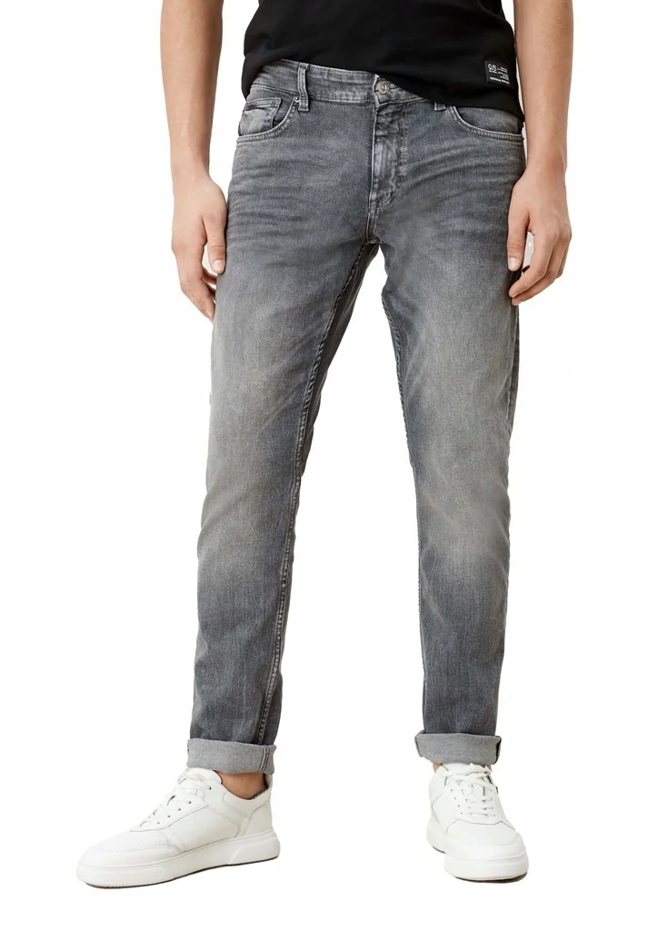Джинси Trousers RICK SLIM FIT 520.11.899.26.180.2005616-95Z4 Q/S by s.Oliver 33/32 Сірий