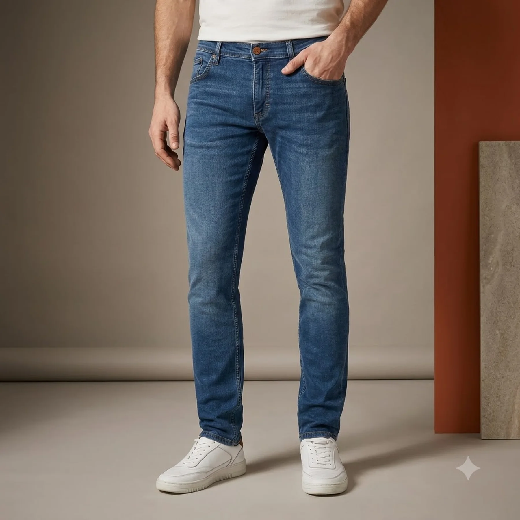 Джинси Trousers RICK SLIM FIT 520.11.899.26.180.2005800-56Z6 Q/S by s.Oliver 31/34 Синій
