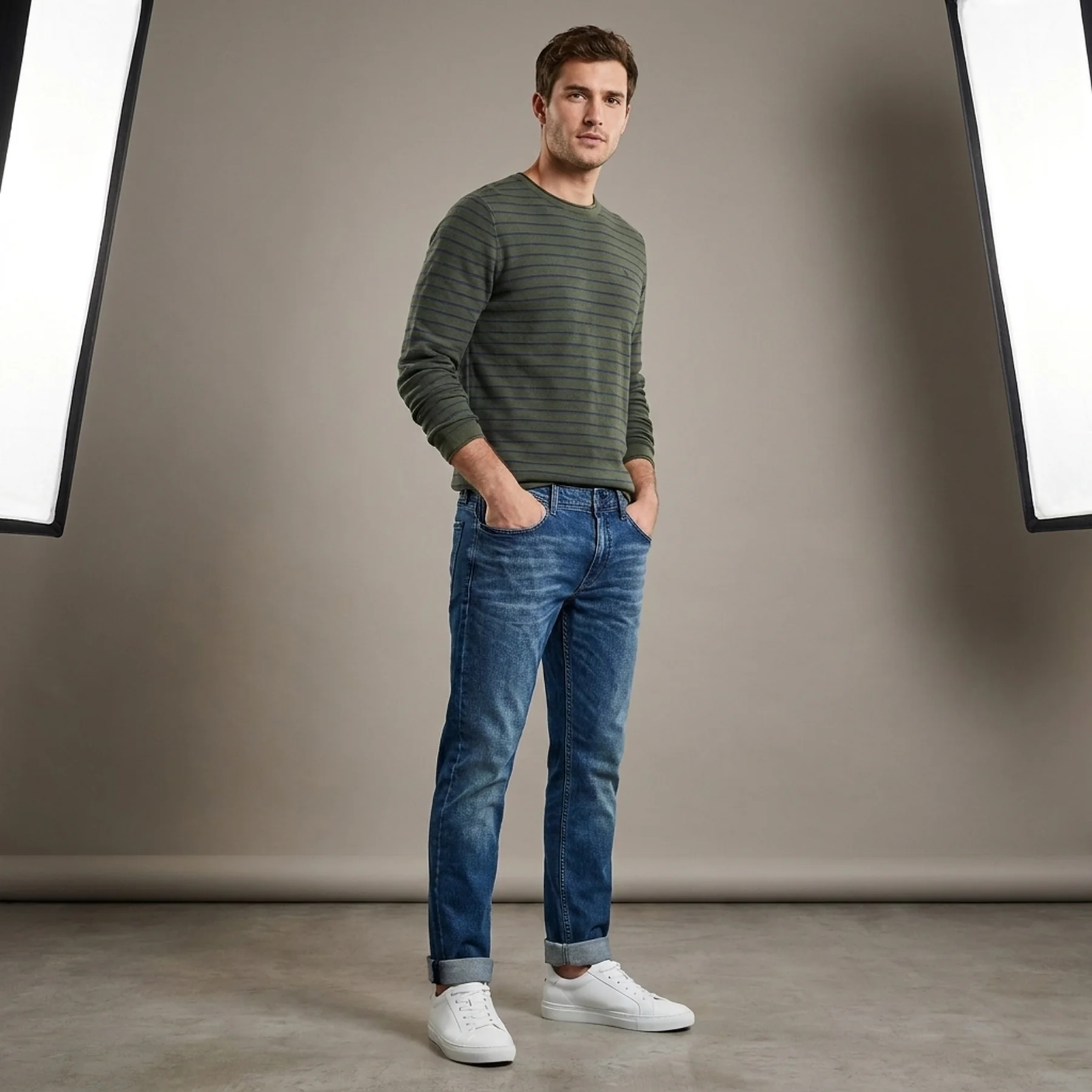 Джинси Trousers YORK REGULAR FIT 03.899.71.6509-57Z4 s.Oliver 30/34 Синій