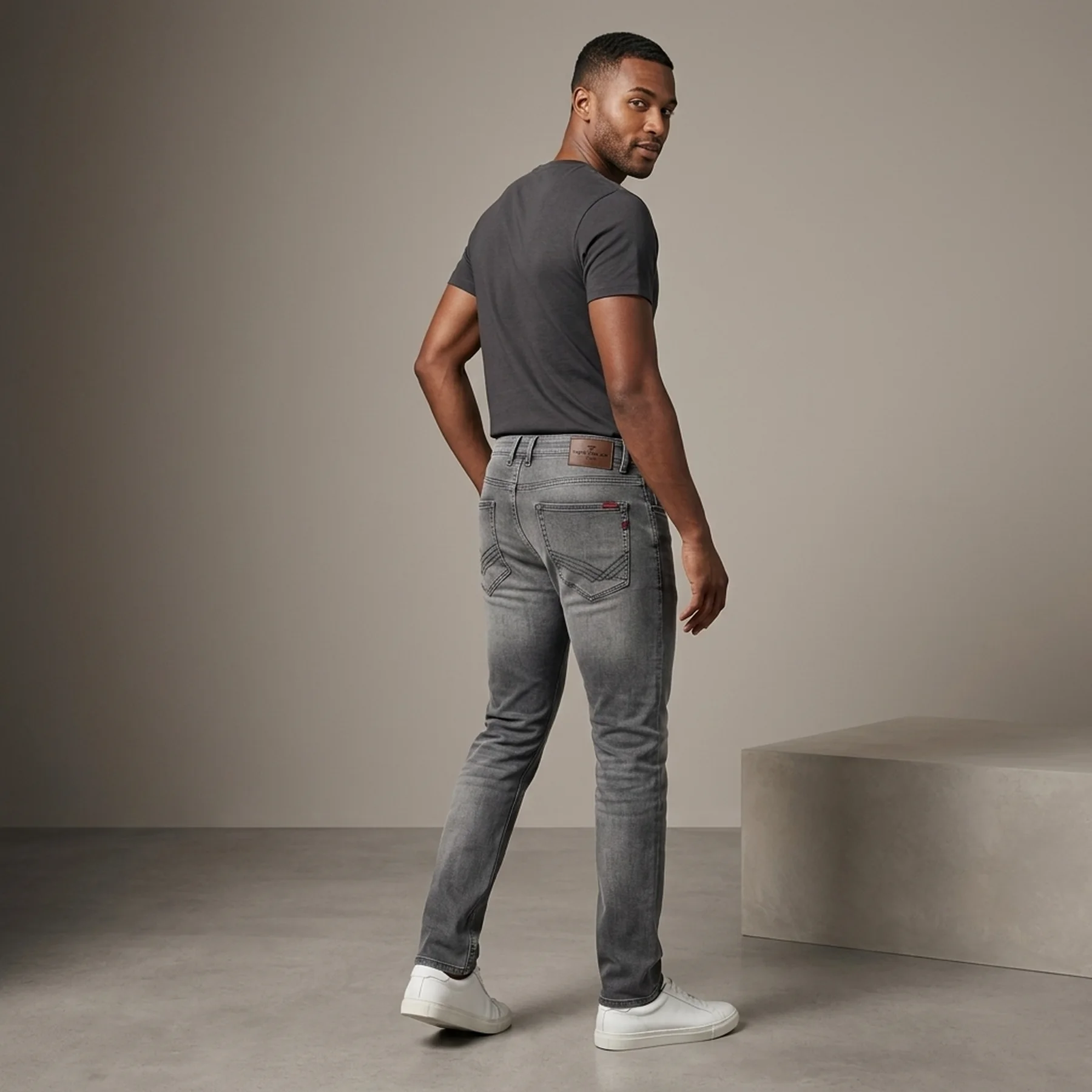 Джинси Troy slim 1032767-10233 Tom Tailor 30/34 Сірий