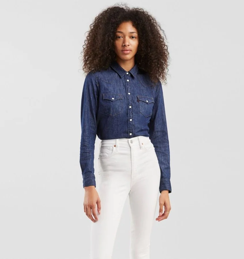 Джинсова сорочка на кнопках Levi's 1159784422