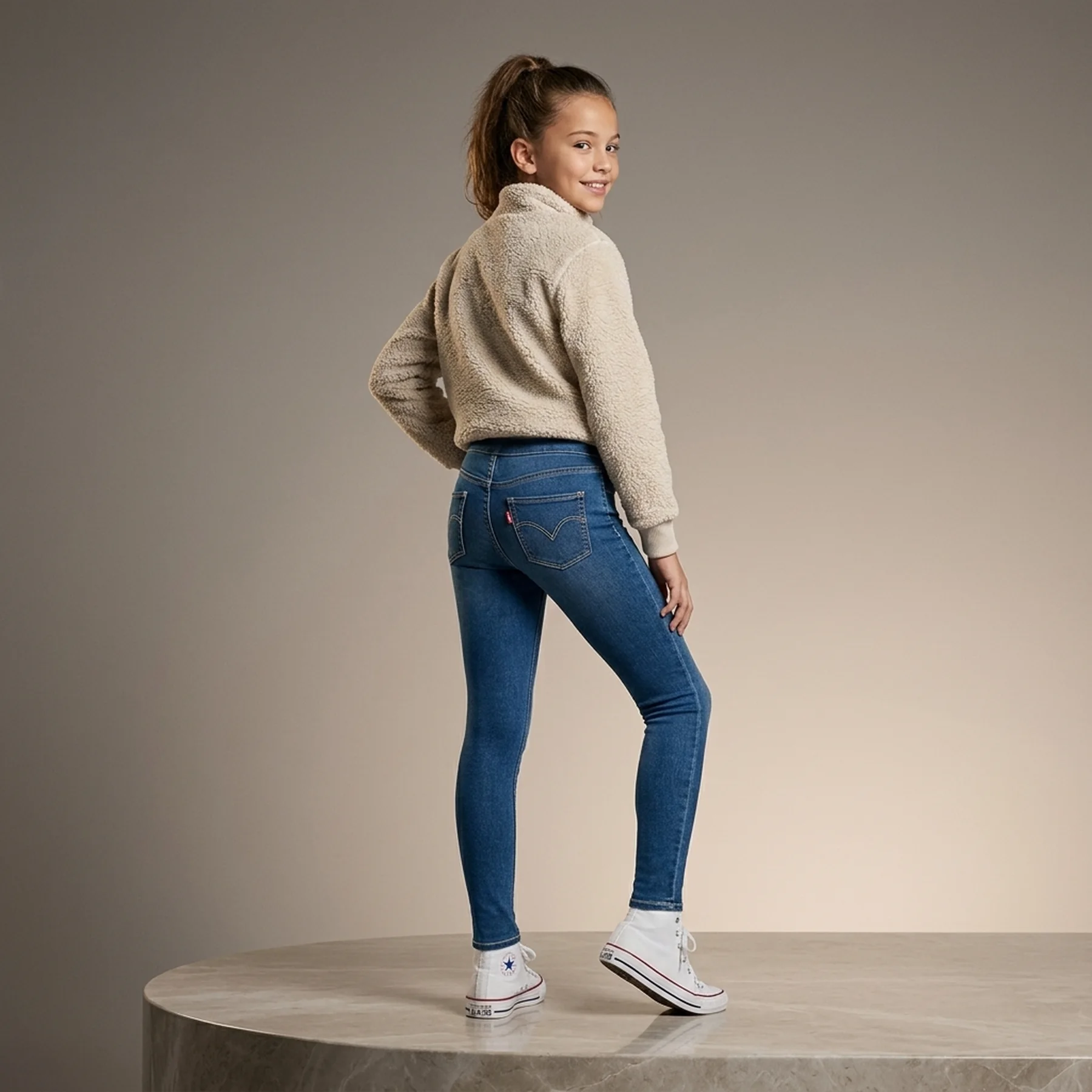 Джинсові легінси Levi's для дівчинки 1159823139