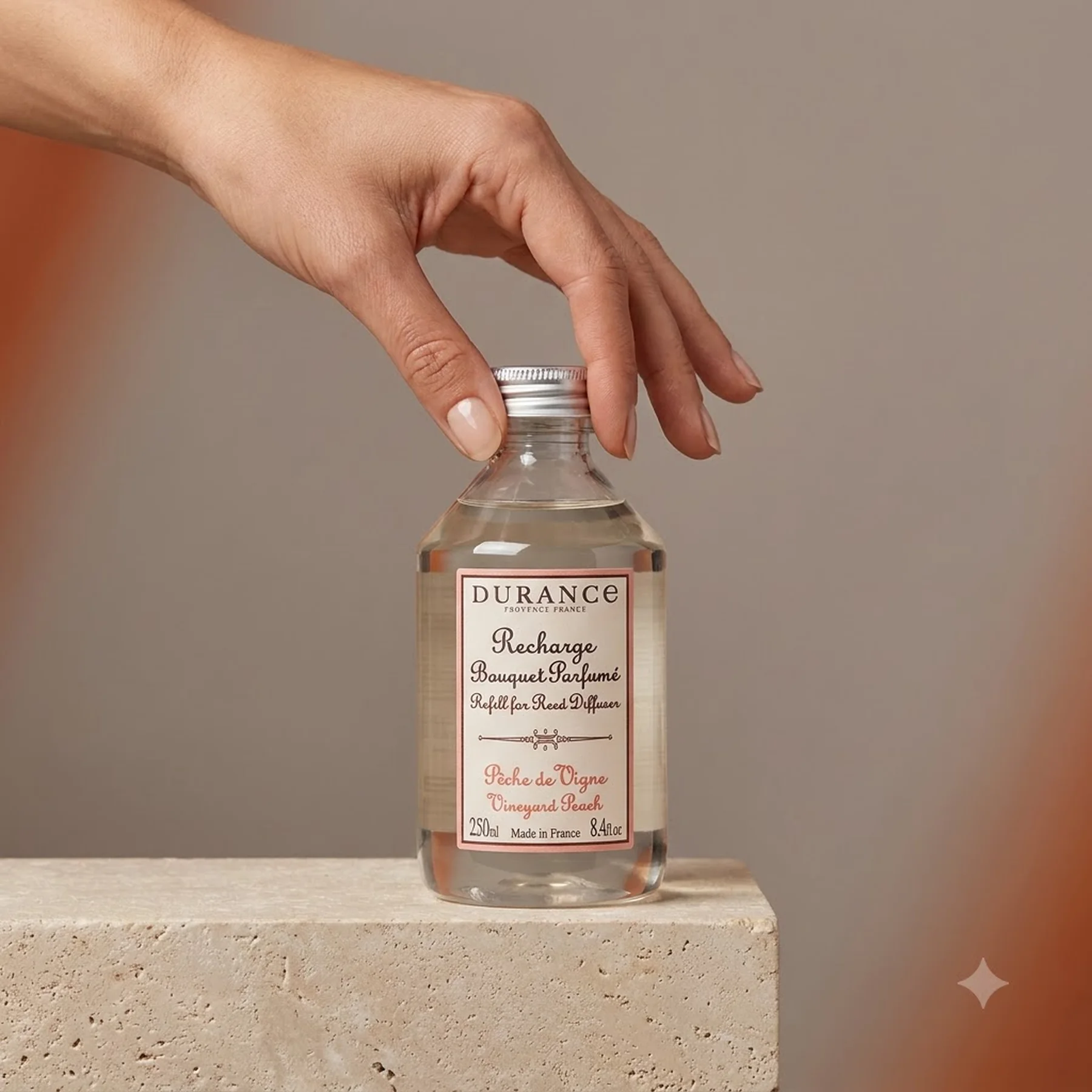 Эссенция для аромадиффузора Durance Refill for Scented Bouquet 250 мл Виноградний персик