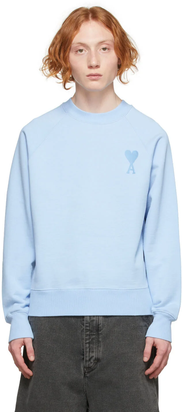 Фіолетовий світшот AMI SSENSE x