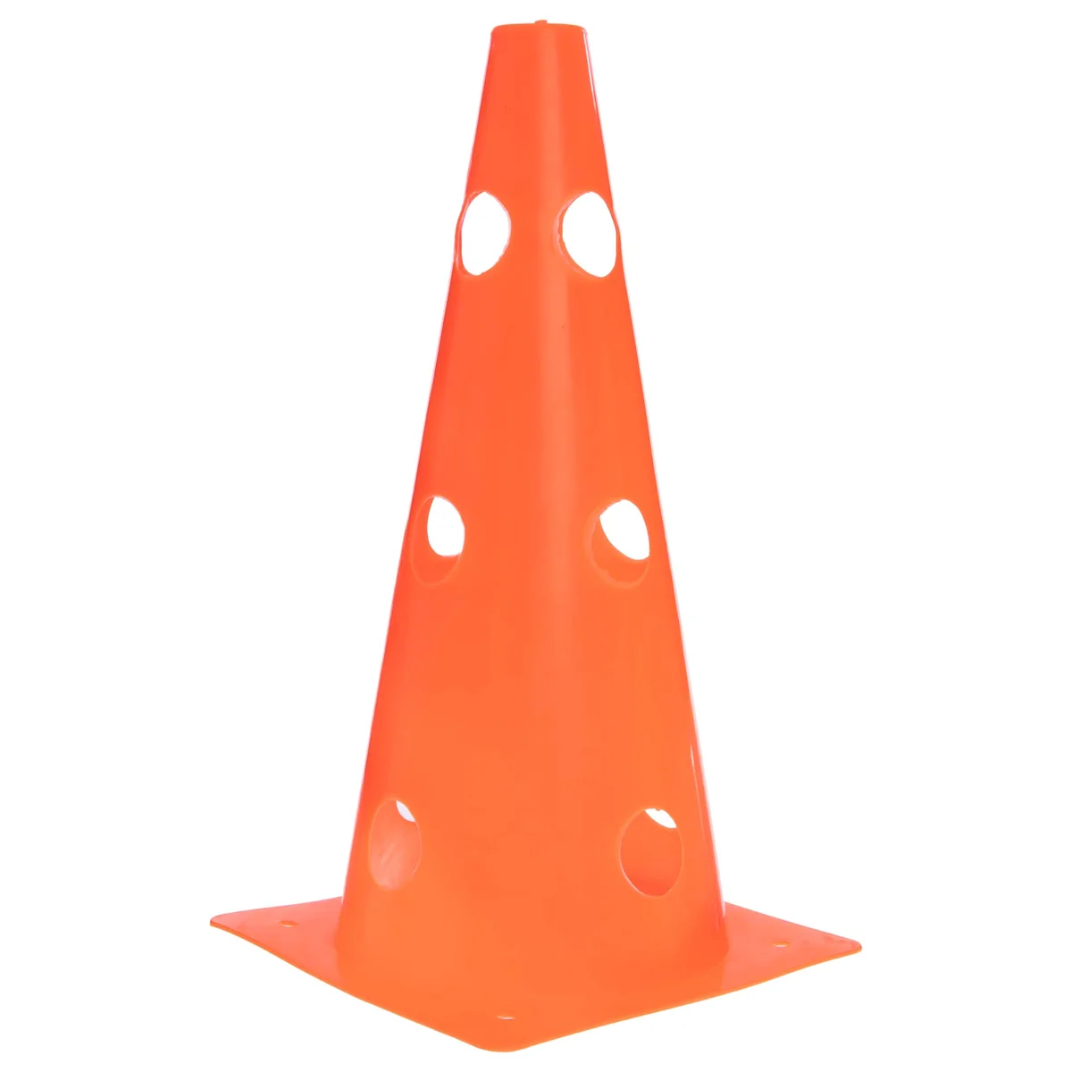 Фішка конус з отворами 32см C-6573-OR, orange — Інвентар та аксесуари для спорту