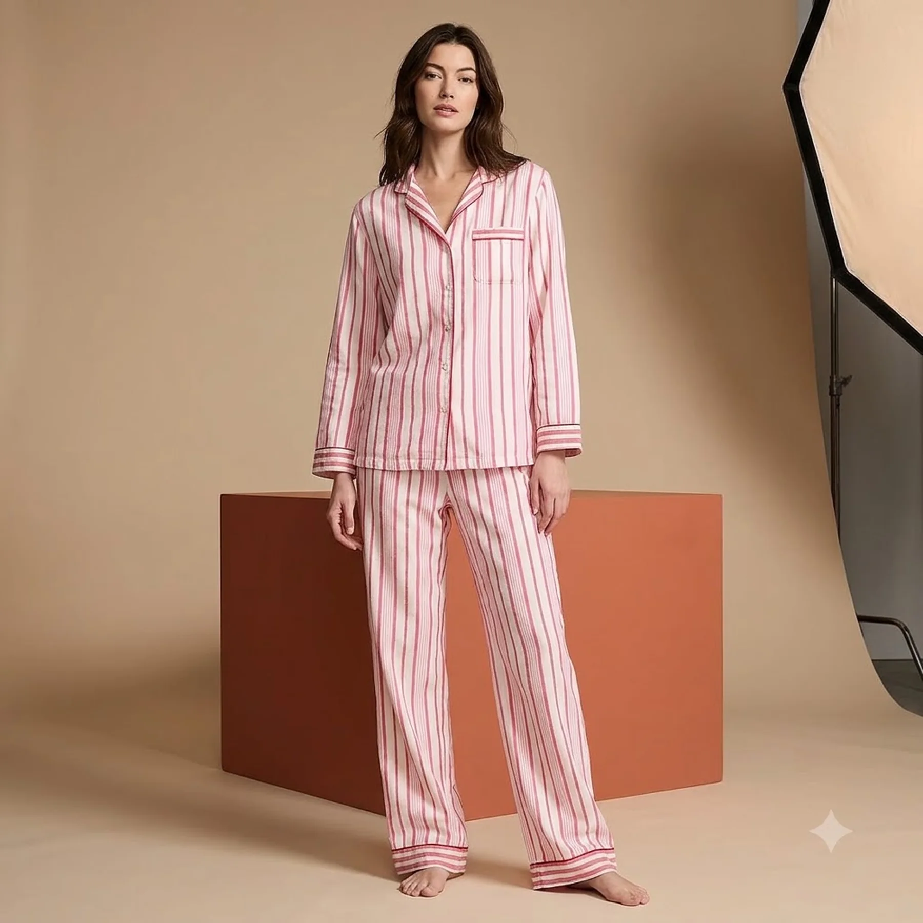 Фланелева жіноча піжама Victoria's Secret сорочка та штани 1159829885