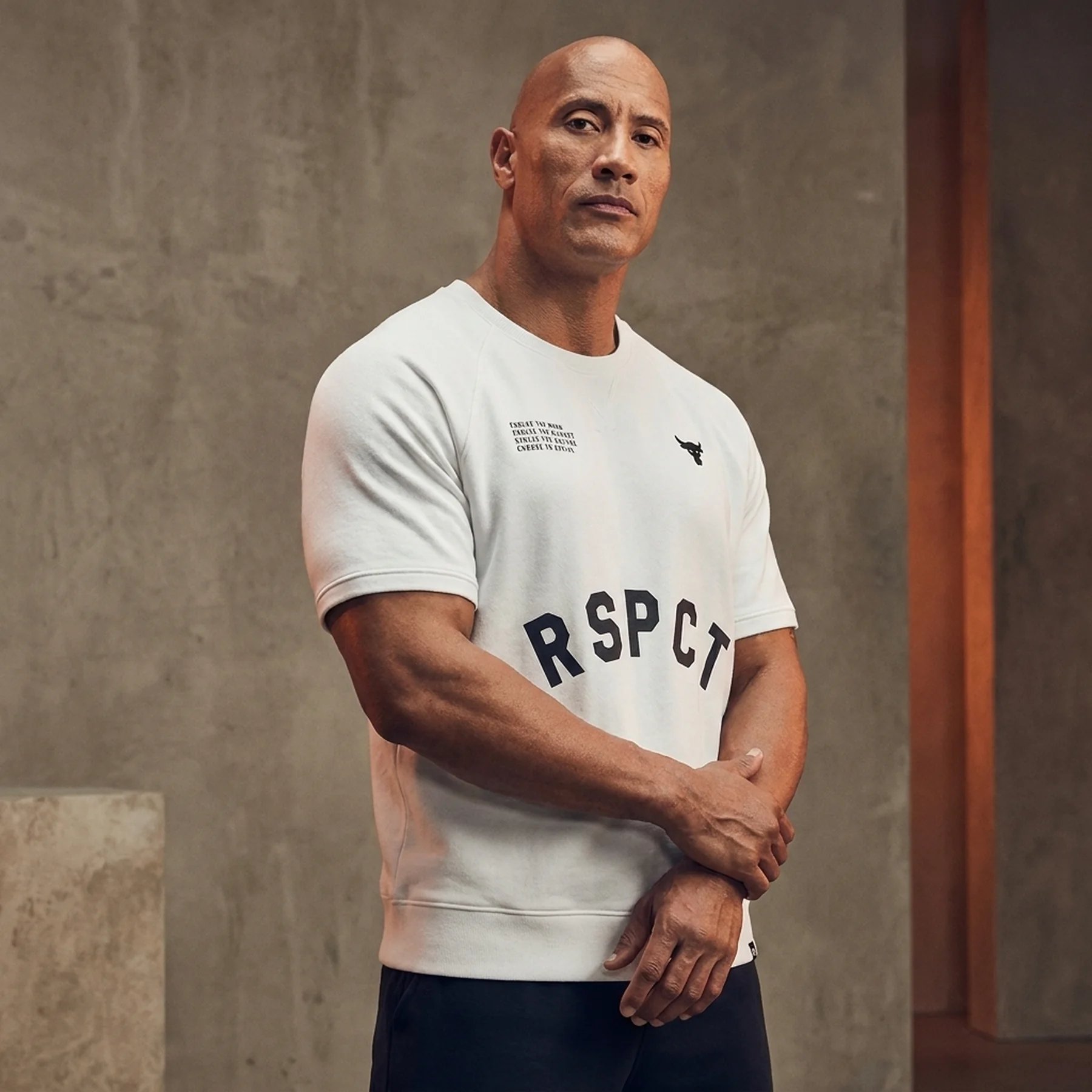 Флісова худі Under Armour Project Rock Icon White