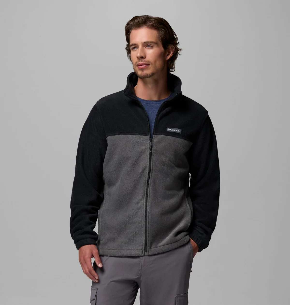 Флісова куртка Columbia Men's Steens Mountain 2.0 Full Zip Fleece Jacket Black / Grill