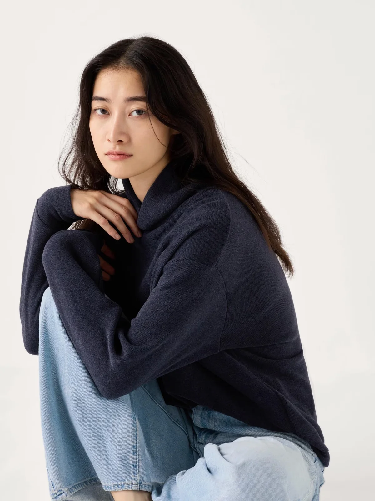 Флісовий лонгслів UNIQLO водолазка 1159824800
