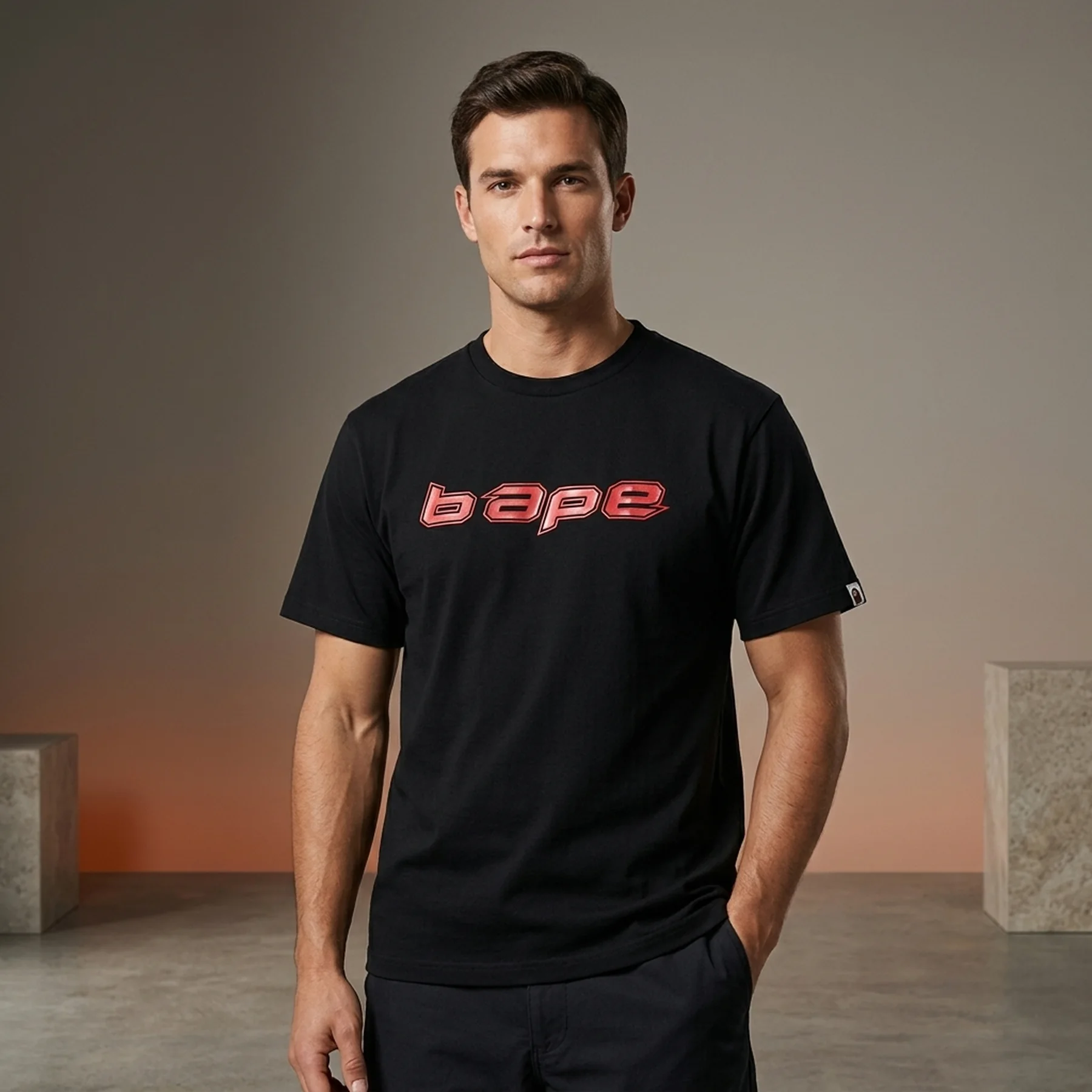 Футболка Bape Silicon Logo