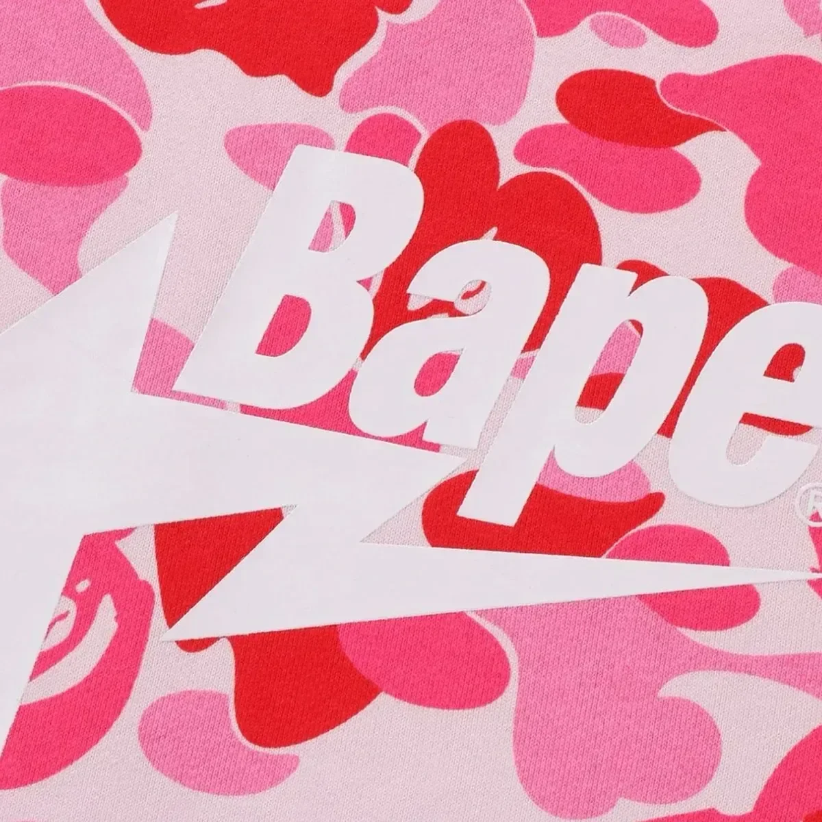 Футболка чоловіча A Bathnig Ape Men's Abc Camo Bape Sta Pullover Hoodie Pink