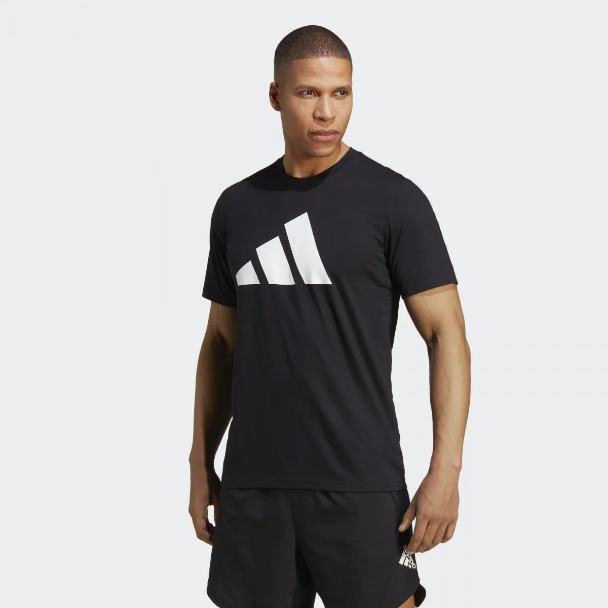 Футболка чоловіча Adidas Train Essentials Feelready Logo Performance (IB8273)
