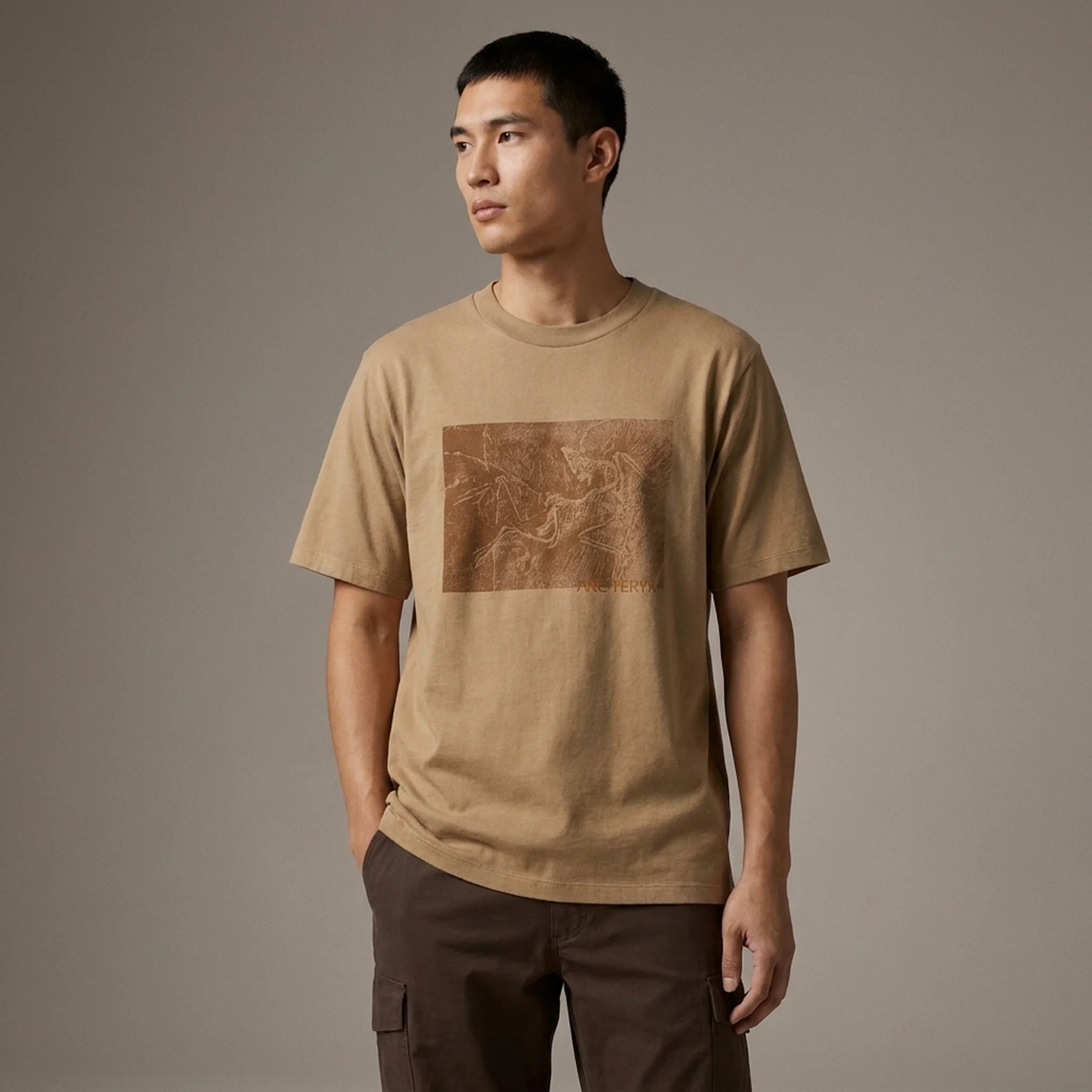 Футболка чоловіча Arc'Teryx Kragg Cotton Lithographica Shirt