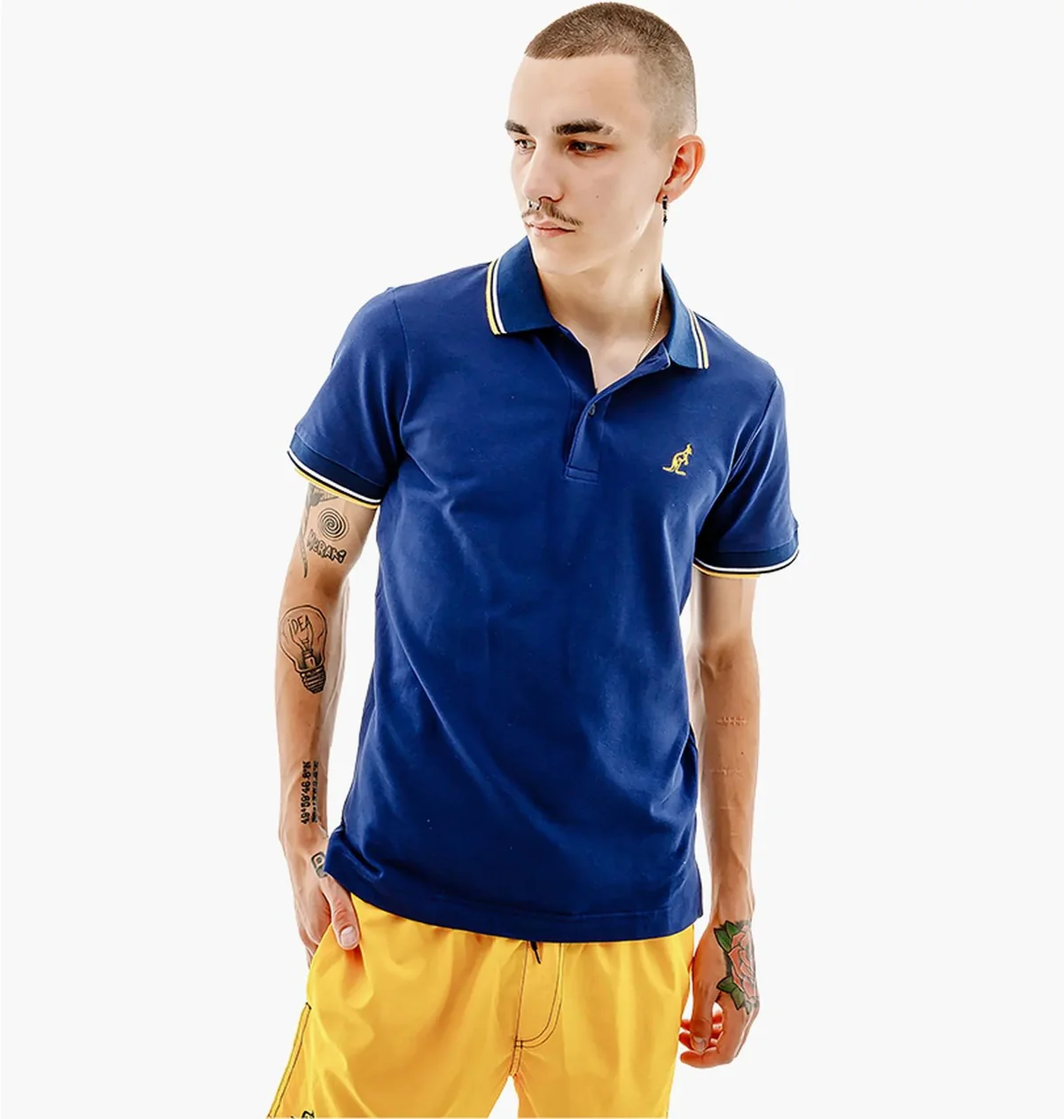 Футболка чоловіча Australian 2-Stripe Pique' Polo (LSUPO0004-842B)