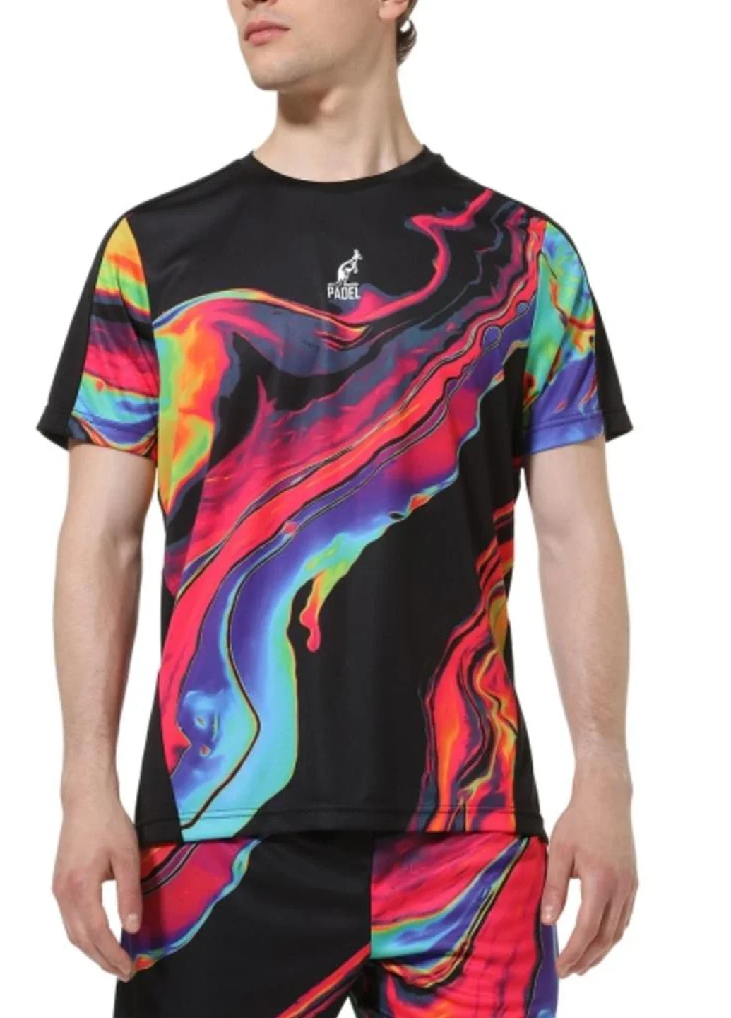 Футболка чоловіча Australian Ace Holi Graphic Men's Padel T-Shirt (PAUTS0008-003)