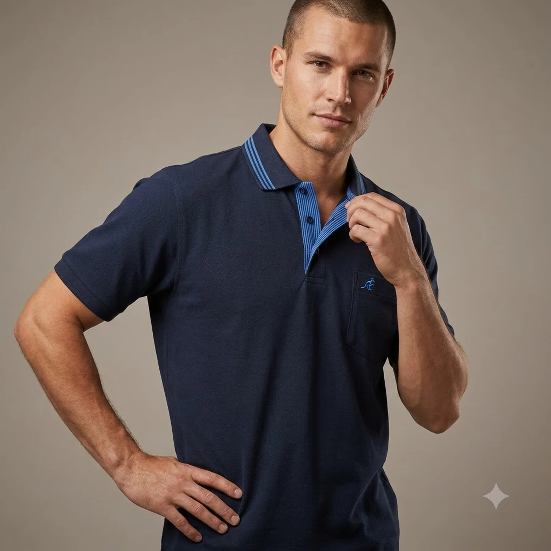 Футболка чоловіча Australian Classy Pique' Polo R- Fit (LSUPO0008-200A)