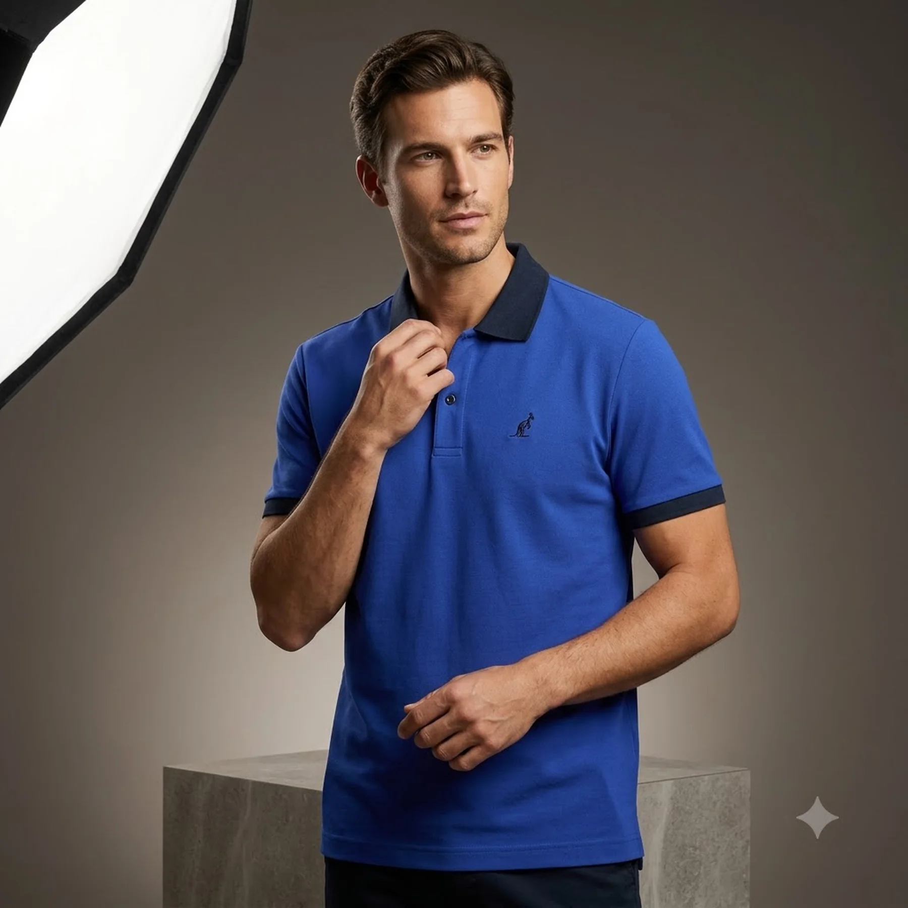 Футболка чоловіча Australian Impact Polo Tech-Pique R-Fit Blue (LSUPO0055-002A)