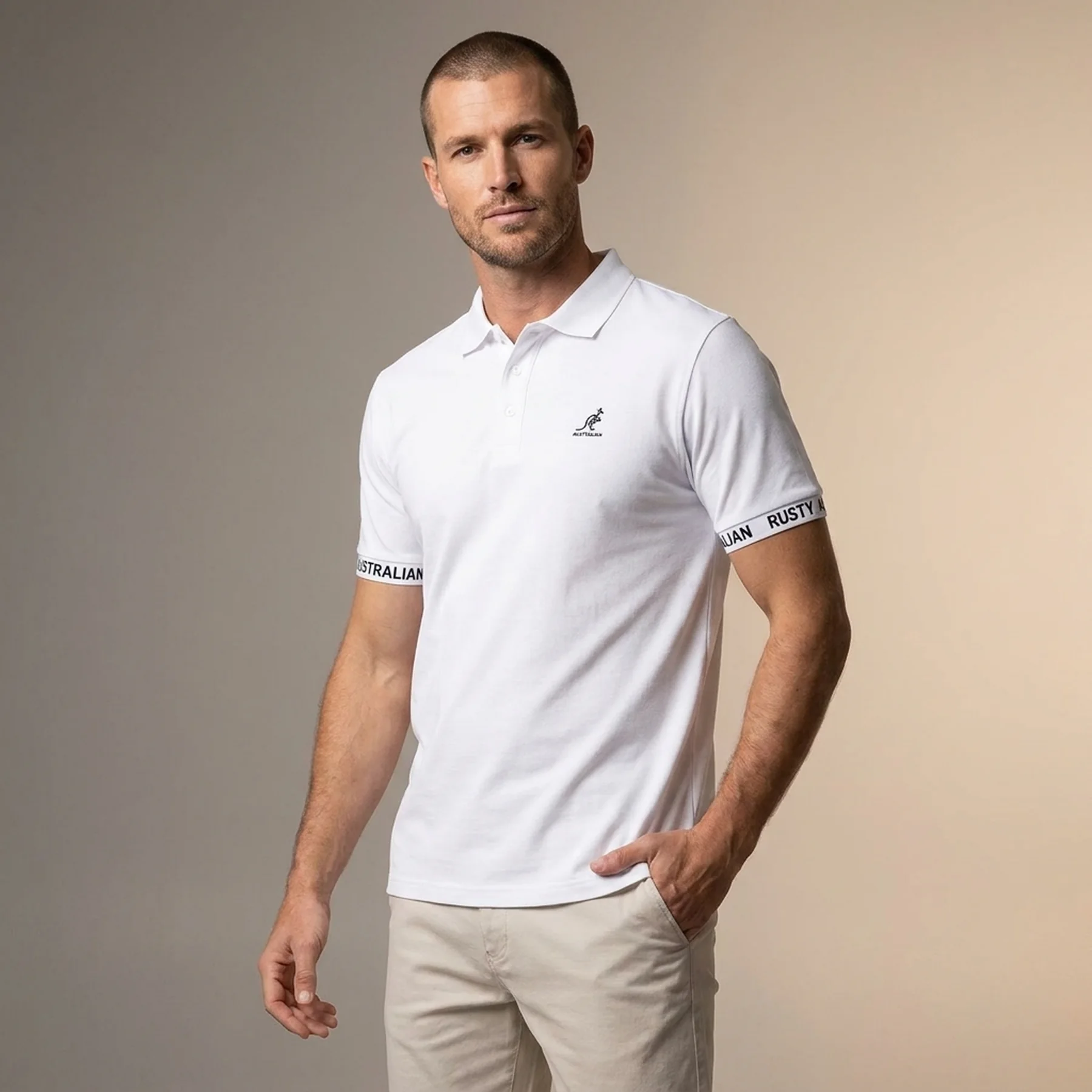 Футболка чоловіча Australian Logos Polo (LSUPO0063-002)