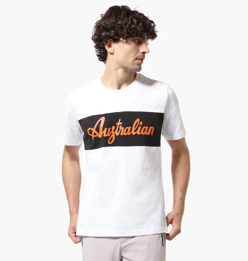 Футболка чоловіча Australian T-Shirt Logo Arancio (LSUTS0004-002B)