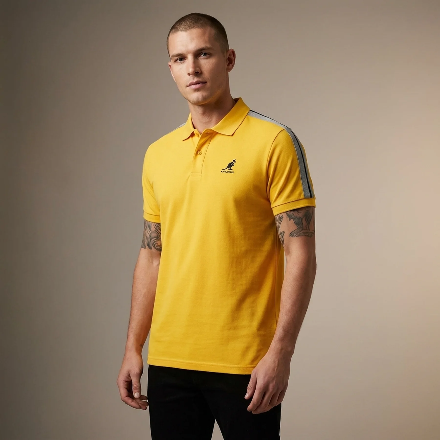 Футболка чоловіча Australian Tape Stripe Polo Club Pique' (LSUPO0060-329)