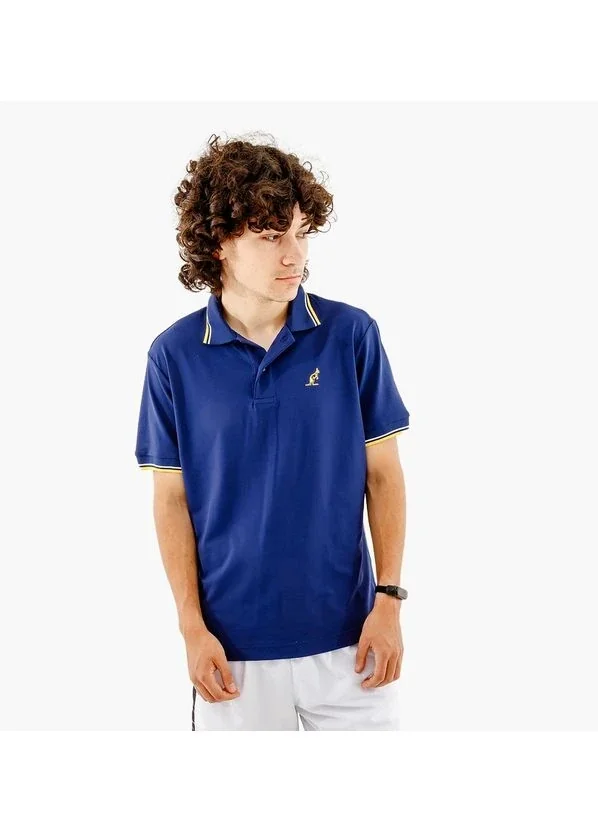 Футболка чоловіча Australian Two-Stripes Polo Tech Pique R-Fit Blue (LSUPO0006-842A)