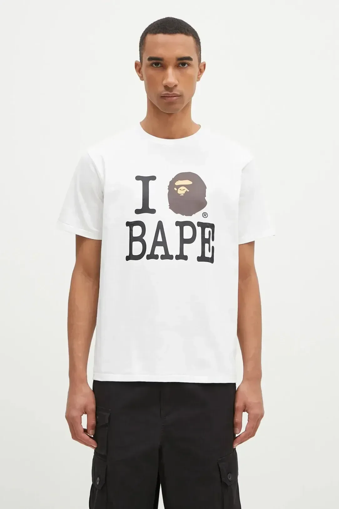 Футболка чоловіча Bape A Bathing Ape Men's I Love Bape Tee (1K80110043)